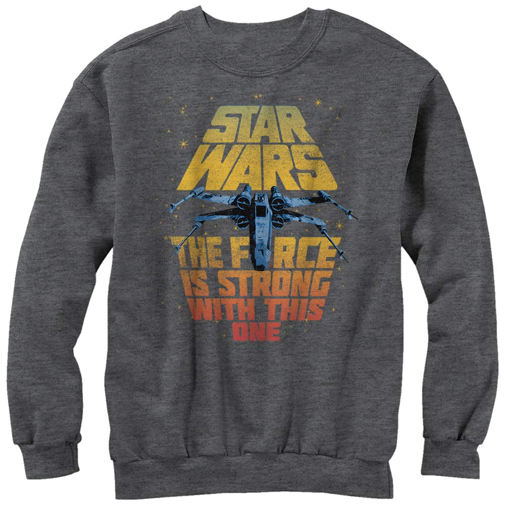 Star Wars X-Wing Men's Sweatshirt - Force Strong for Cosplay & Gifts