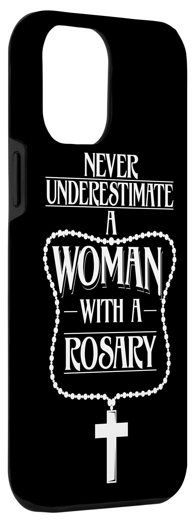 iPhone 12 Pro Max Case - Elegant Rosary Design for Women, Durable Protective Phone Cover for iPhone 12 Pro Max - Perfect Gift for Religious Women, Daily Use & Special Occasions