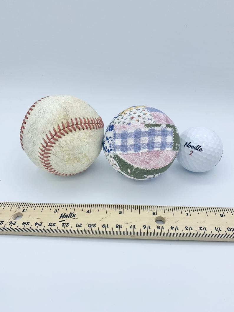 Antique Victorian Quilt Fabric Wrapped Balls - Elegant Bowl Filler Orbs Set for Home Decor, Wedding Centerpieces, and Mother's Day Gifts
