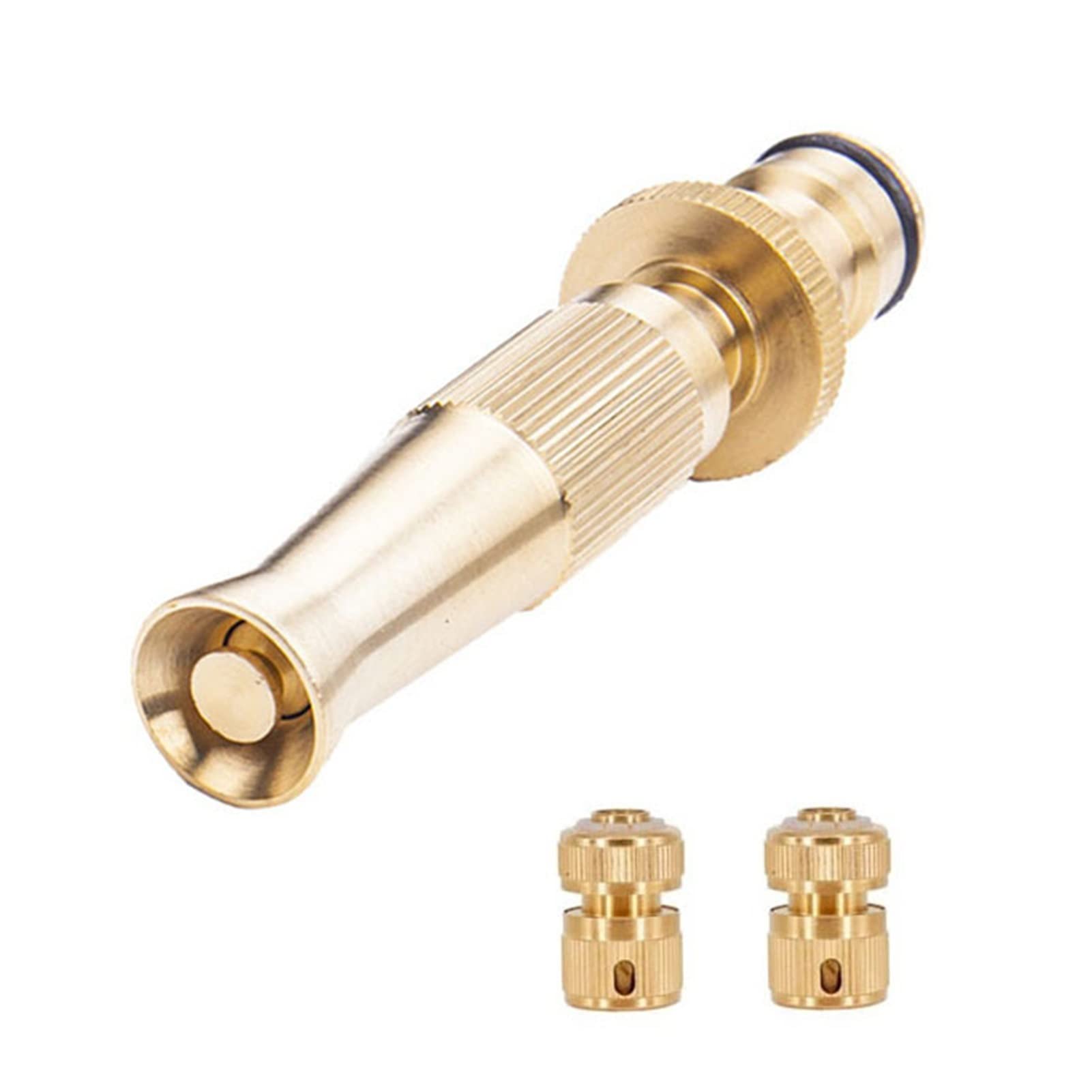 **Adjustable Brass Garden Spray Nozzle - High Pressure Watering Gun for Lawn, Garden & Car Wash - Durable Hose Nozzle with Ergonomic Grip (Gun Kit) - Perfect for Plant Care, Cleaning & Outdoor Use**