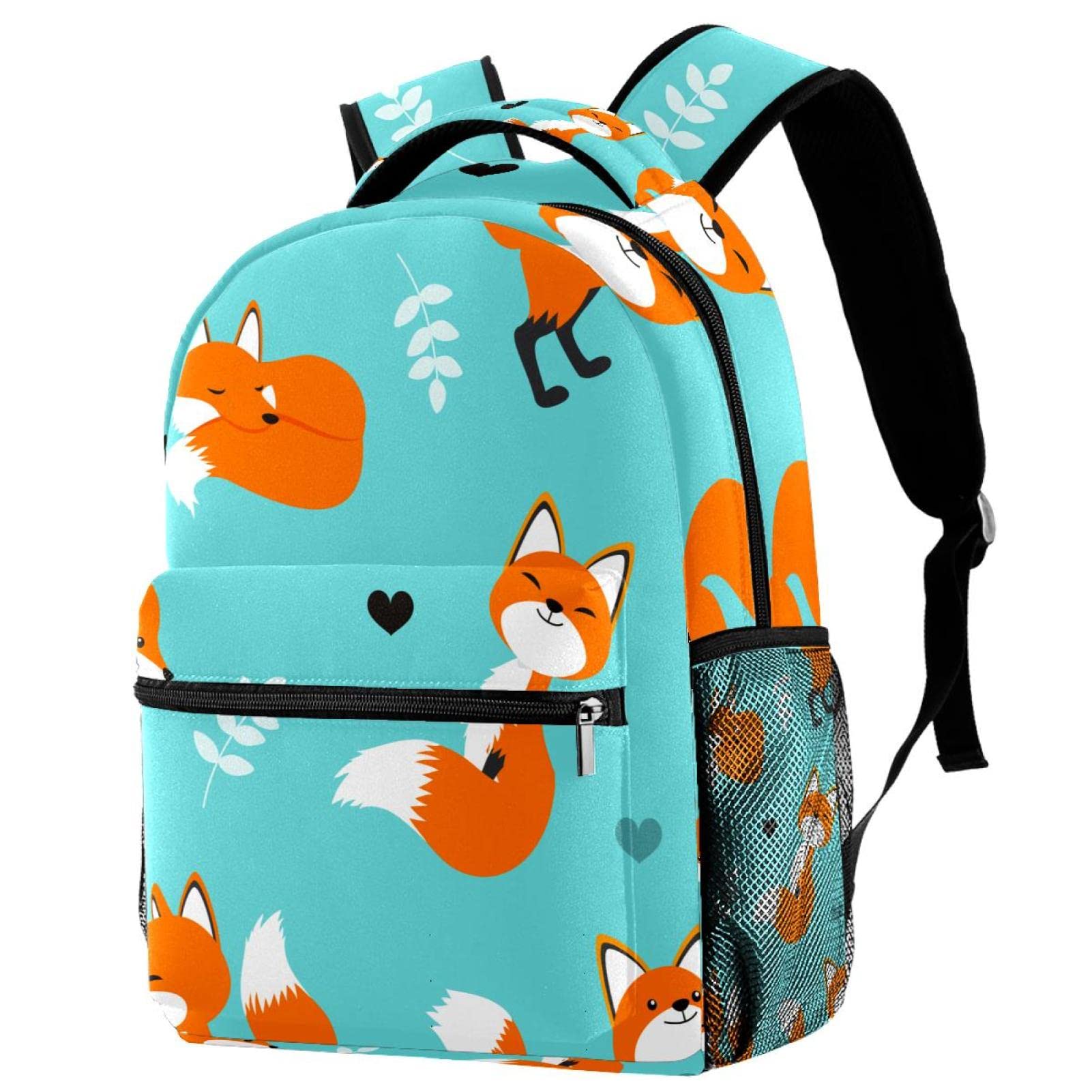 Cute Fox Pattern Shoulder Bag - Stylish Animal Print Travel Backpack for Students, School & Casual Use | Perfect for College, Work & Daily Commute