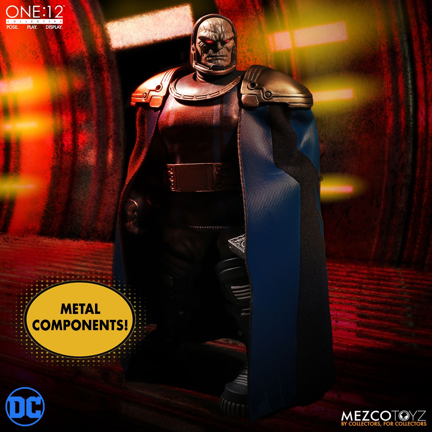 Mezco Toyz One:12 Collective DC Comics Darkseid 1/12 Scale Action Figure - Premium Collectible Toy for DC Fans, Display & Photography Scenes