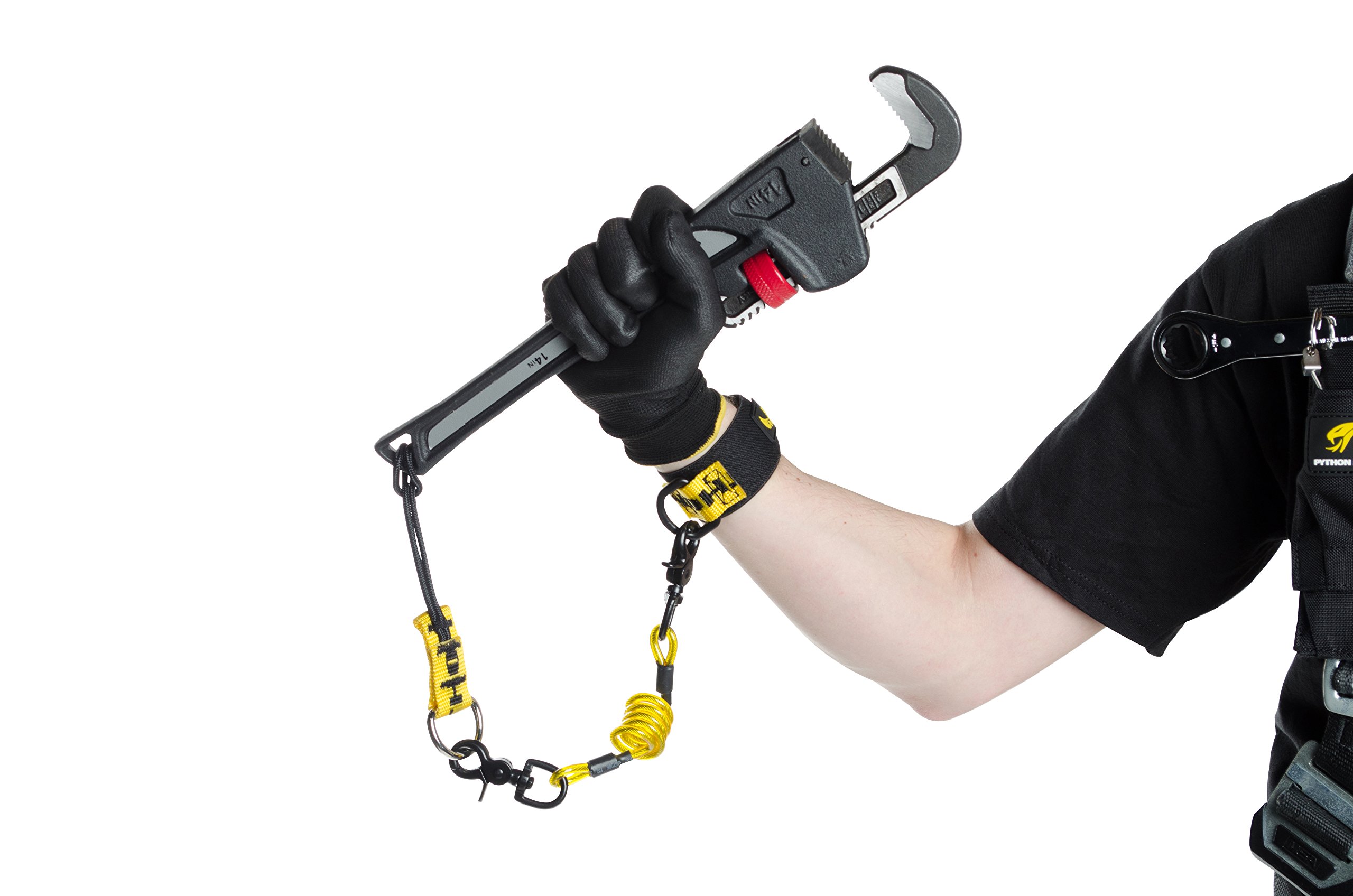3M DBI-SALA Clip2Clip Coil Tool Tether 1500059 - 10 Pack Fall Protection Safety Lanyard for Construction, Roofing & Industrial Work