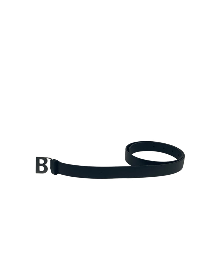 Balenciaga B Buckle Slim Belt for Women - Size 80 (US 32) - Luxury Fashion Accessory for Jeans, Dresses & Office Wear