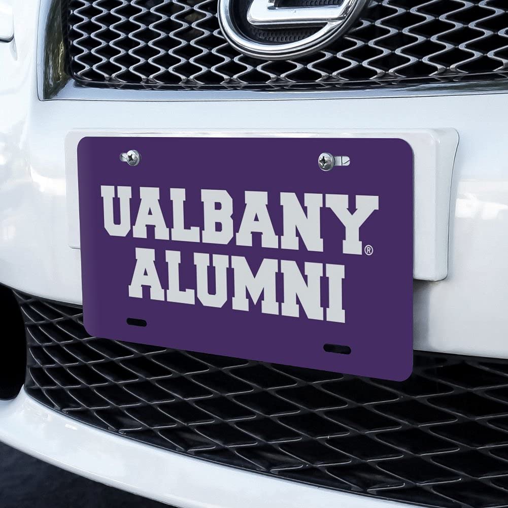 University at Albany Alumni Novelty Metal Vanity License Plate - Perfect for Cars, Dorms & Gifts | Personalized College Pride Accessory