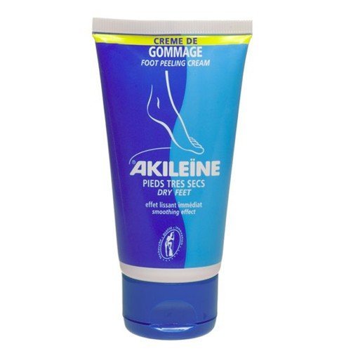 Akileine Foot Peeling Cream for Cracked Heels & Dead Skin - 5oz/150ml Exfoliating Foot Mask - Perfect for Pedicures, Dry Feet Care & At-Home Spa Treatments