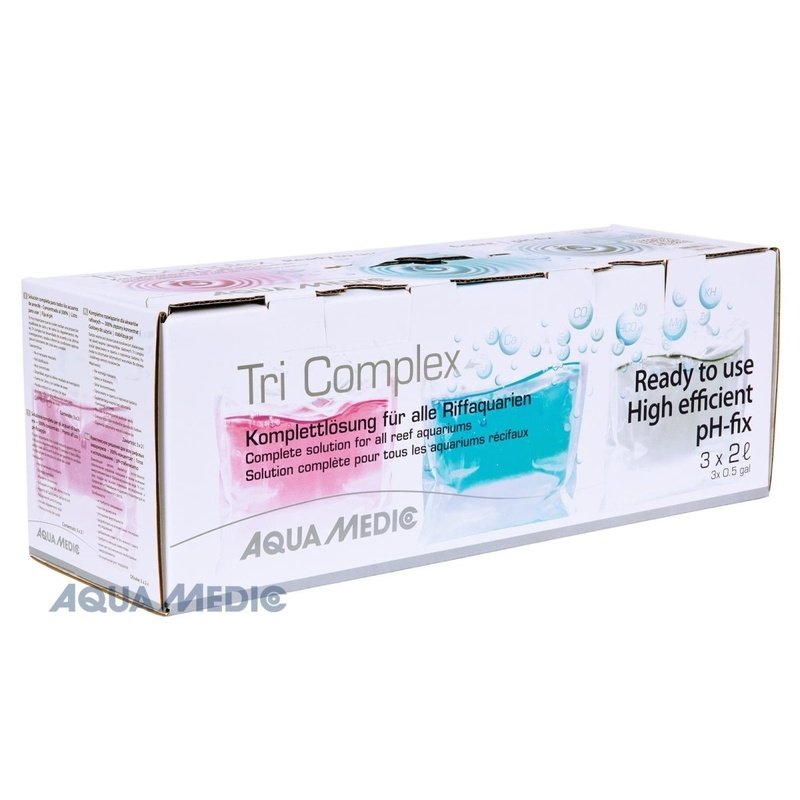 Aqua Medic Tri Complex 3 x 2L Bag Pack - Premium Marine Coral Food for Reef Tanks | Ideal for SPS, LPS & Soft Corals | Enhances Growth & Coloration