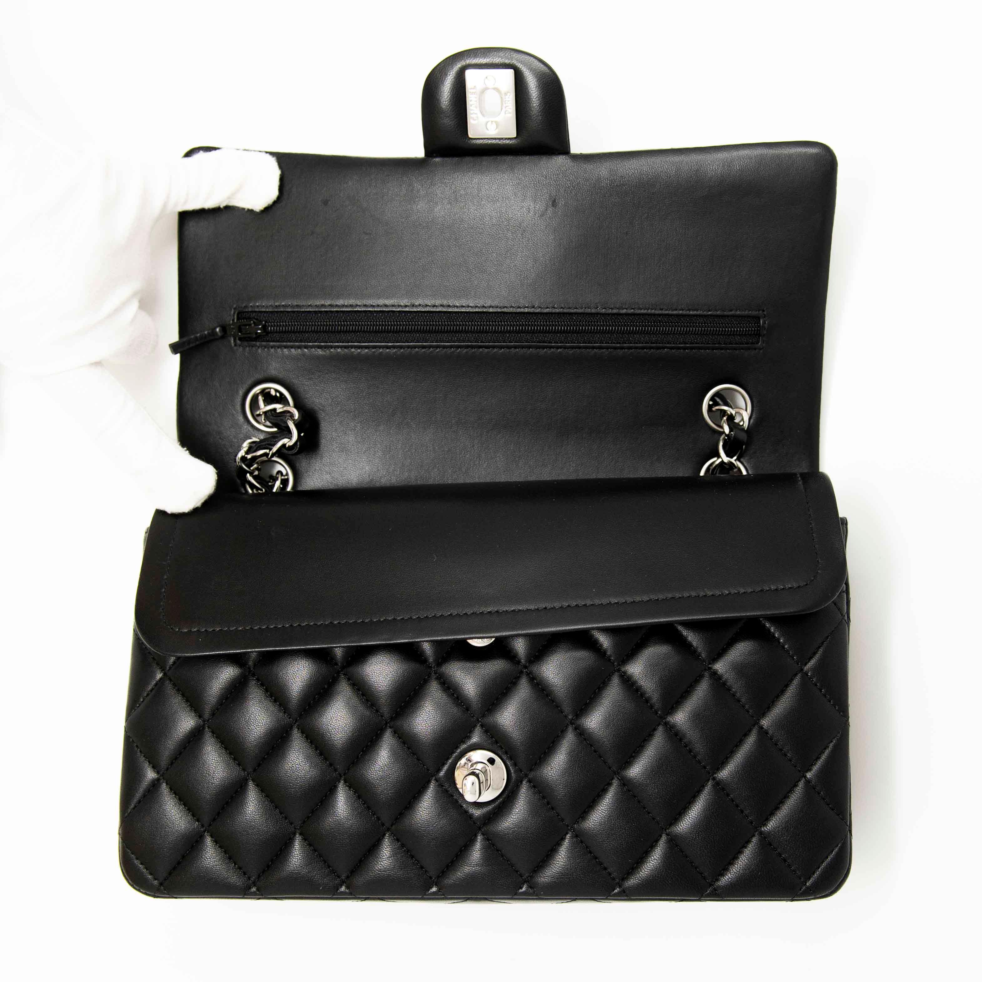 Chanel Black Medium Classic Flap Bag - Timeless Luxury Handbag for Women | Perfect for Work, Evening Events & Special Occasions