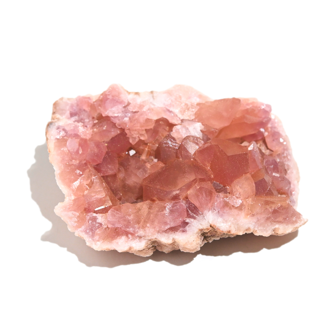 Natural Pink Amethyst Geode Crystal Cluster - Healing Stone for Home Decor, Meditation & Spiritual Gifts | Perfect for Office Desk, Yoga Space & Energy Healing