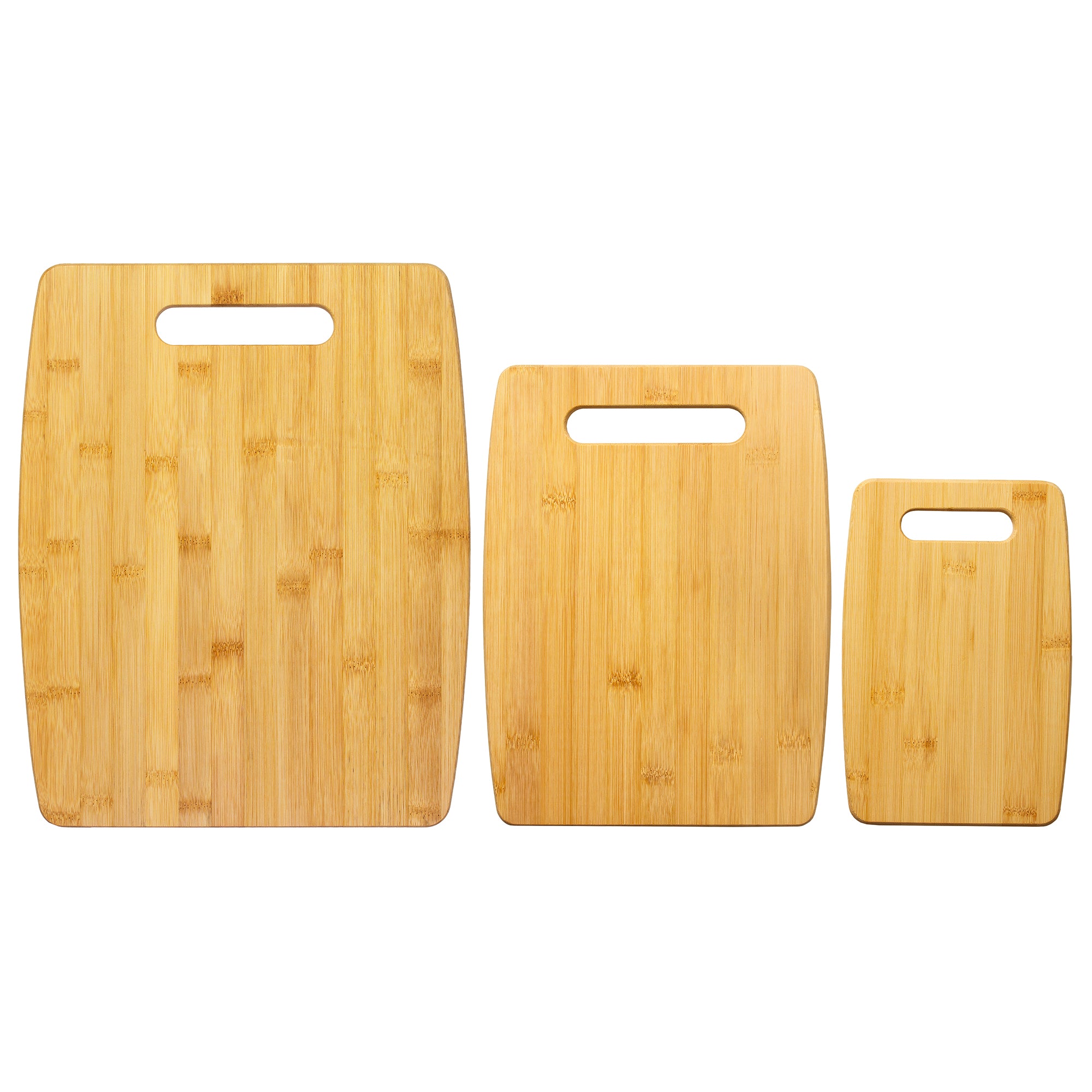 Premium 3-Piece Bamboo Cutting Board Set - Non-Slip, Juice Groove, Dishwasher Safe - Perfect for Meal Prep, Chopping Vegetables & Serving Charcuterie