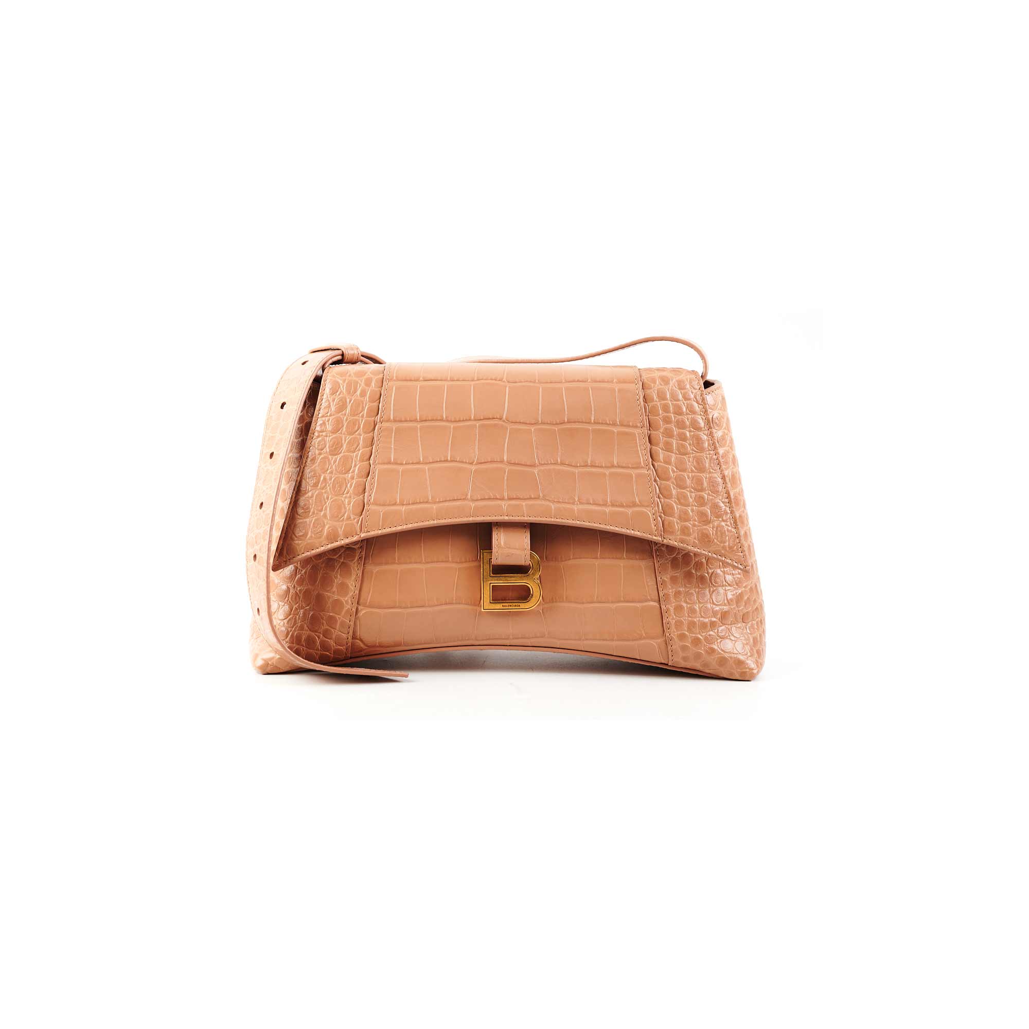 Balenciaga Soft Hourglass Bag in Beige - Medium Size Luxury Handbag for Women | Perfect for Work, Evening Events & Everyday Use