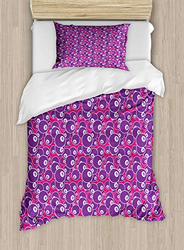 Magenta Purple and White
