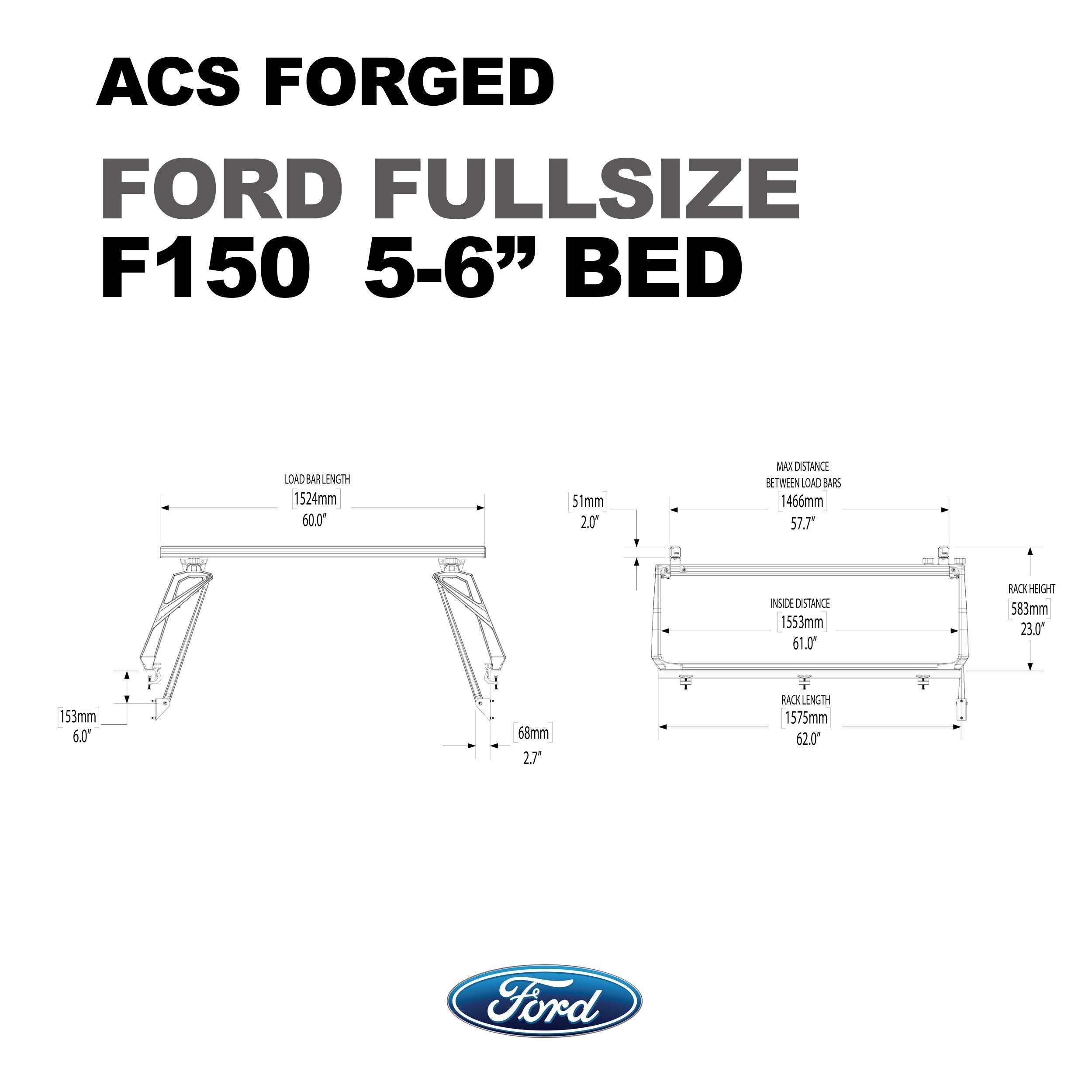 2004-2023 Ford F150 ACS Forged Aluminum Alloy Wheels - Premium Custom Rims for Off-Road & Street Performance | Perfect for Truck Upgrades, Car Shows & Off-Road Adventures