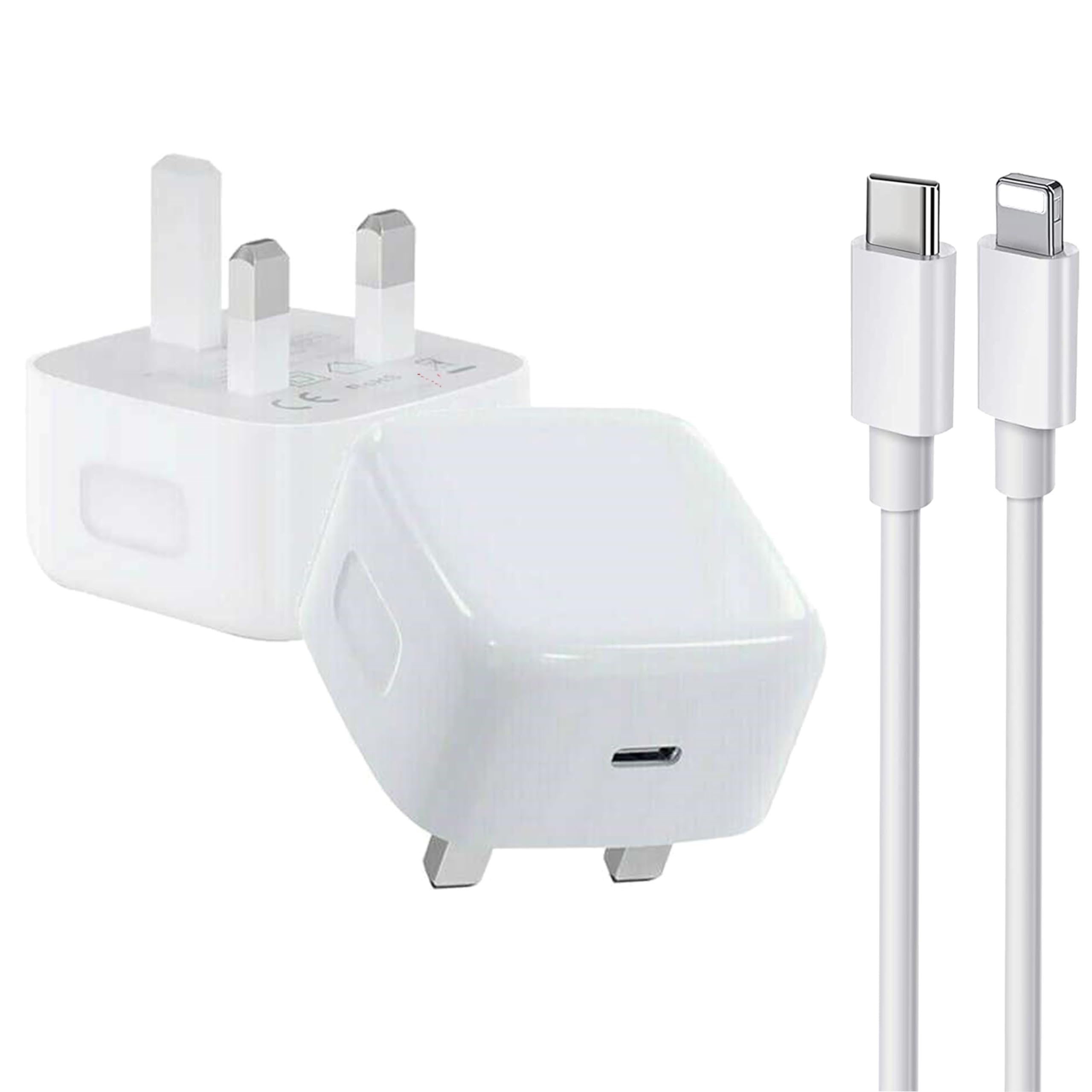 2023 Upgraded 20W USB C Fast Charger PD Plug with 3M Type-C Cable - Quick Wall Charger Compatible with iPhone 14/14 Pro/14 Pro Max/13/12/11/X - Perfect for Home, Office & Travel Charging