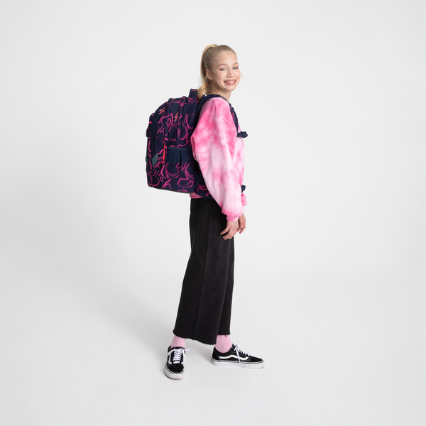 Satch Air Pink Supreme - Lightweight Travel Backpack for Women & Men, Waterproof Laptop Bag with USB Charging Port - Perfect for Work, School, Gym & Outdoor Adventures