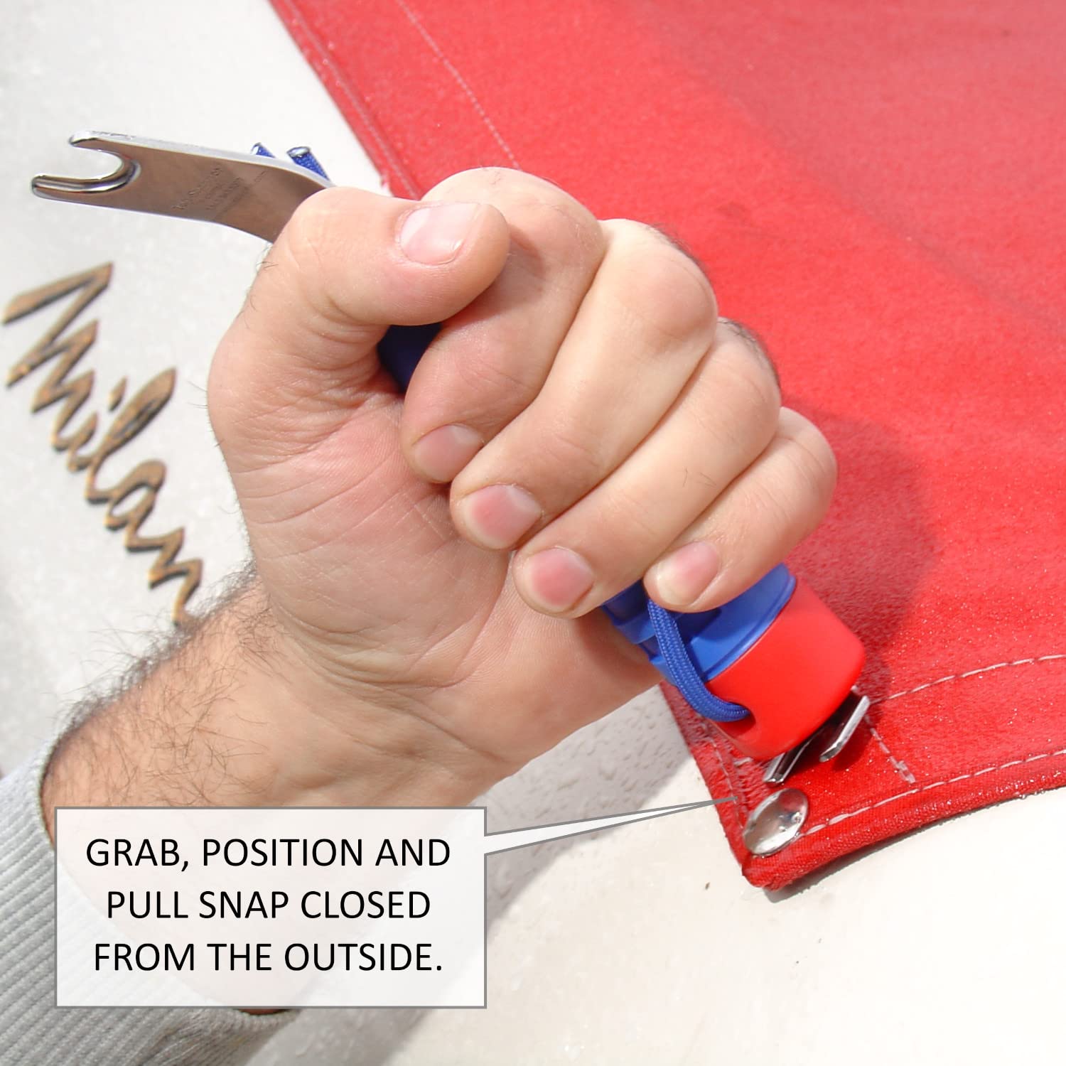Best Boat Canvas Snap Tool - Heavy Duty Top-Snapper for Marine Upholstery & Boat Covers | Perfect for Sailors, DIY Boat Repair & Marine Canvas Installation