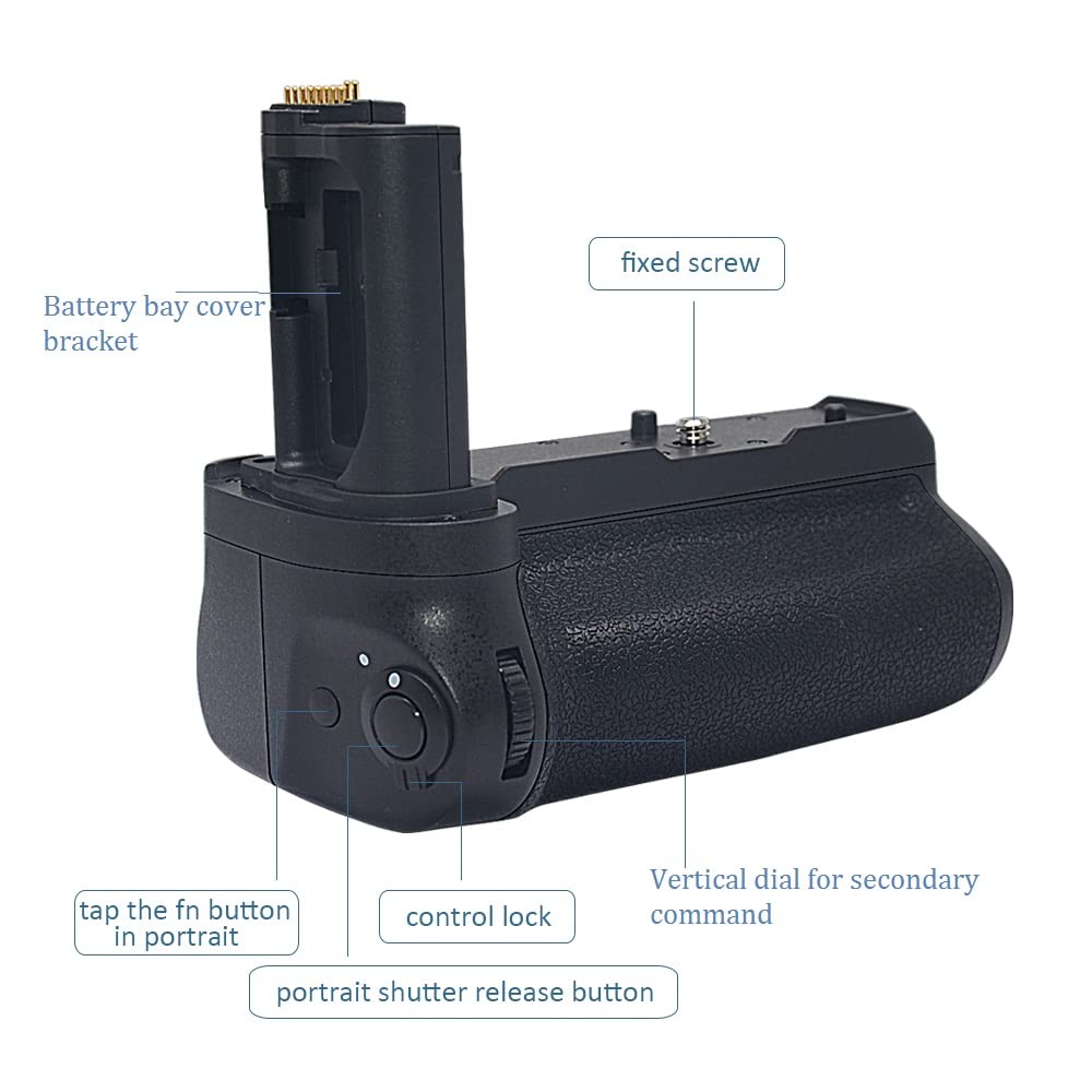 Mcoplus BG-Z6II Z7II Professional Vertical Battery Grip - MB-N11 Replacement for Nikon Z6II & Z7II Mirrorless Cameras - Perfect for Wedding, Travel & Sports Photography