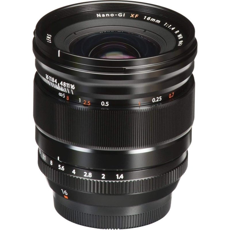 Fujifilm XF 16mm f/1.4 R WR Lens - Ultra Wide Angle Prime Lens for Fuji X-Mount Cameras | Weather Resistant | Perfect for Landscape, Street & Low Light Photography