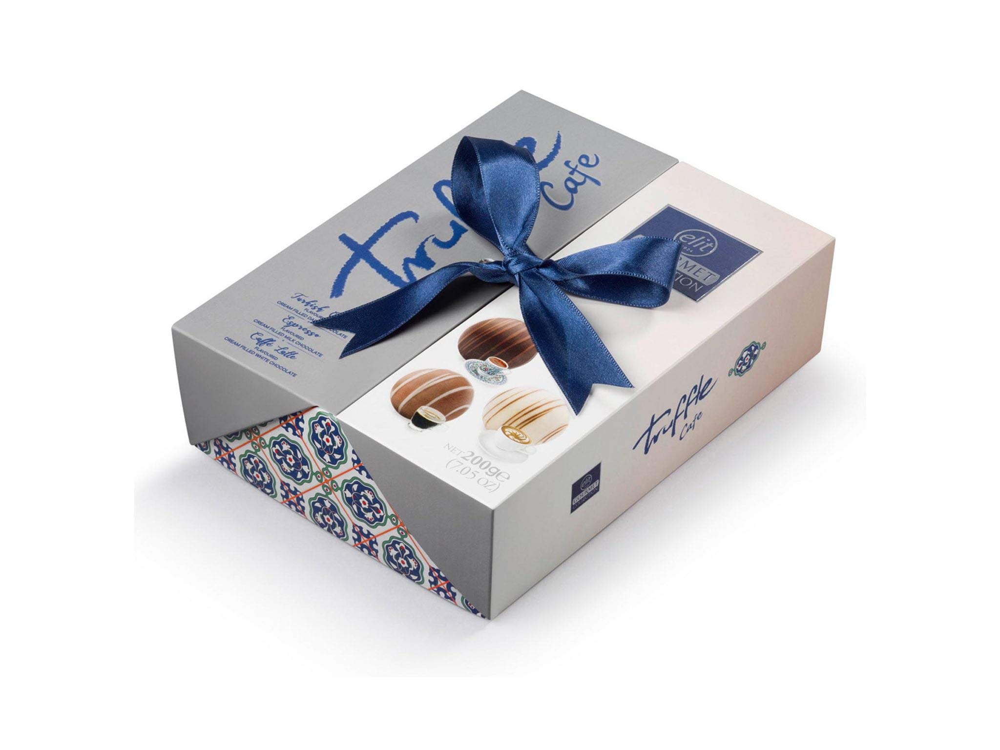 Premium ELIT GOURMET Coffee Truffles Gift Box - Turkish Coffee, Espresso & Cafe Latte Flavors - Gourmet Chocolate Treats for Coffee Lovers, Office Gifts & Holiday Parties