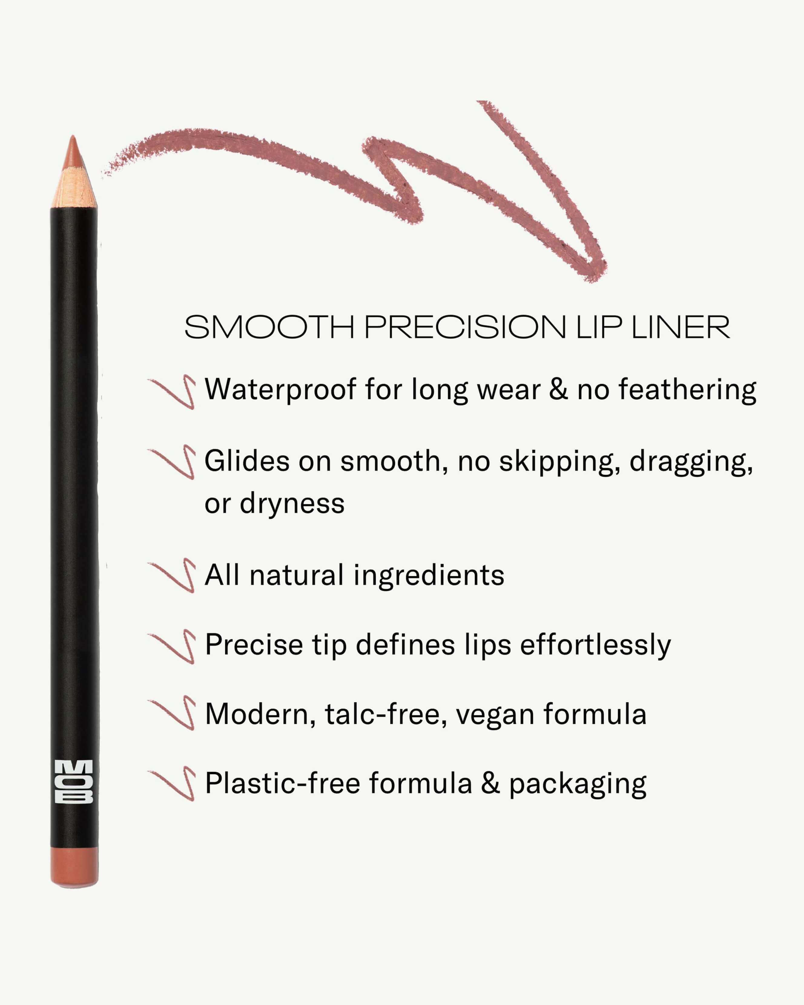 Best Smooth Precision Lip Liner for Long-Lasting Makeup - Waterproof & Smudge Proof - Perfect for Daily Wear & Special Occasions