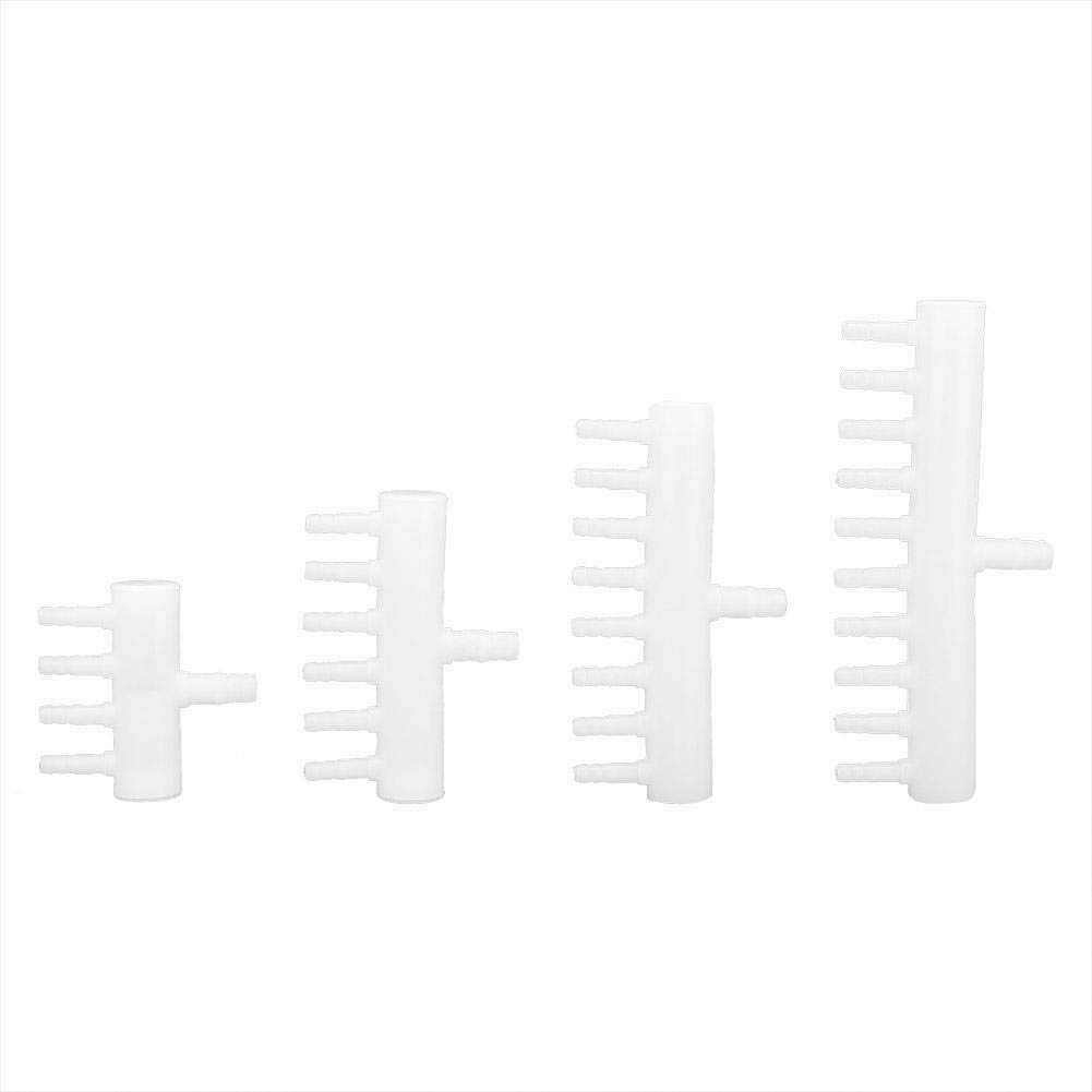 Taidda 4-Piece Adjustable Air Splitter for Aquarium - Durable Plastic Air Distributor for Fish Tank, Hydroponics & Oxygenation Systems - Perfect for Home Aquariums, Fish Breeding & Water Gardens