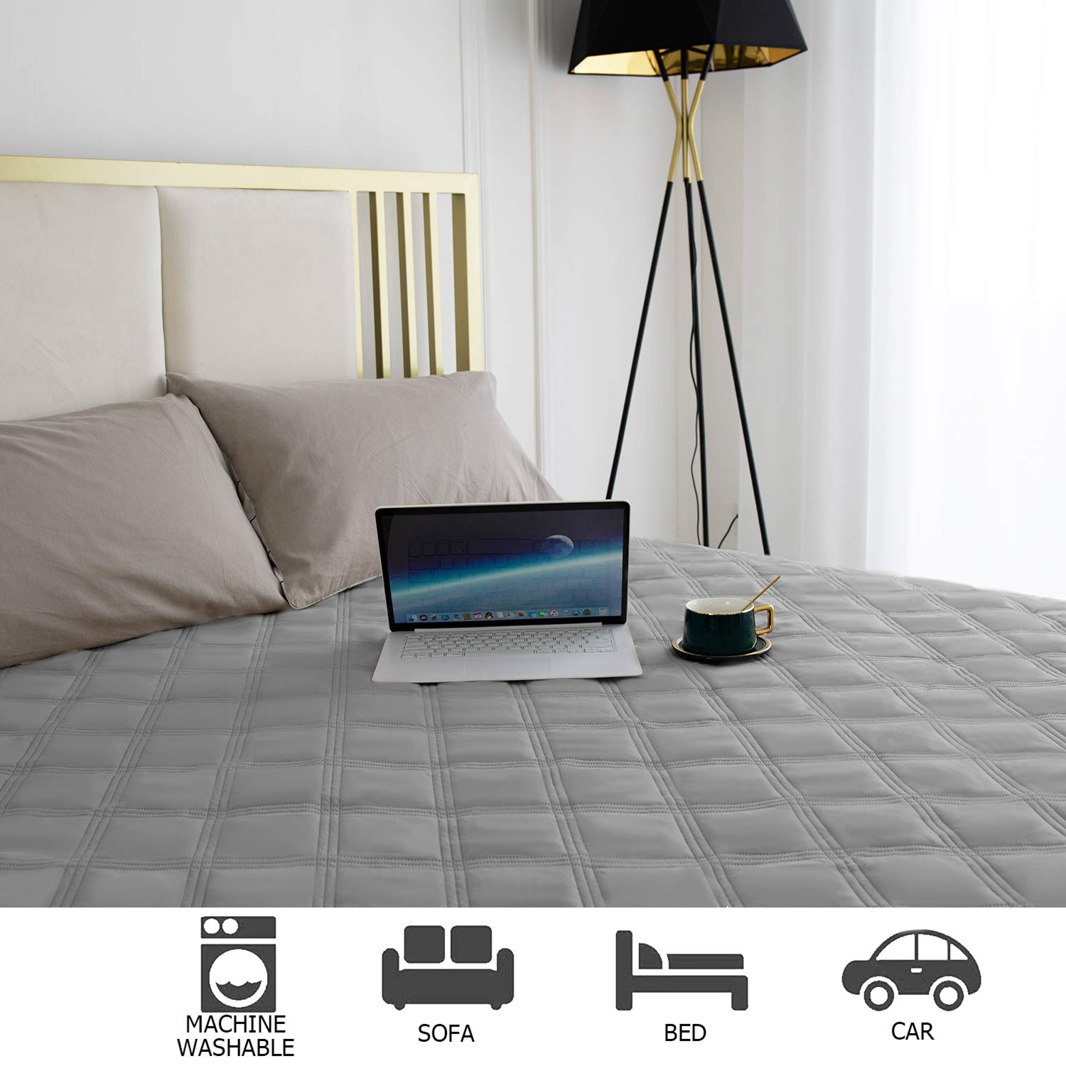 Ameritex Waterproof Dog Bed Cover - Non-Slip Pet Blanket Protector for Furniture, Couch & Sofa - Perfect for Indoor Use, Travel & Car Rides