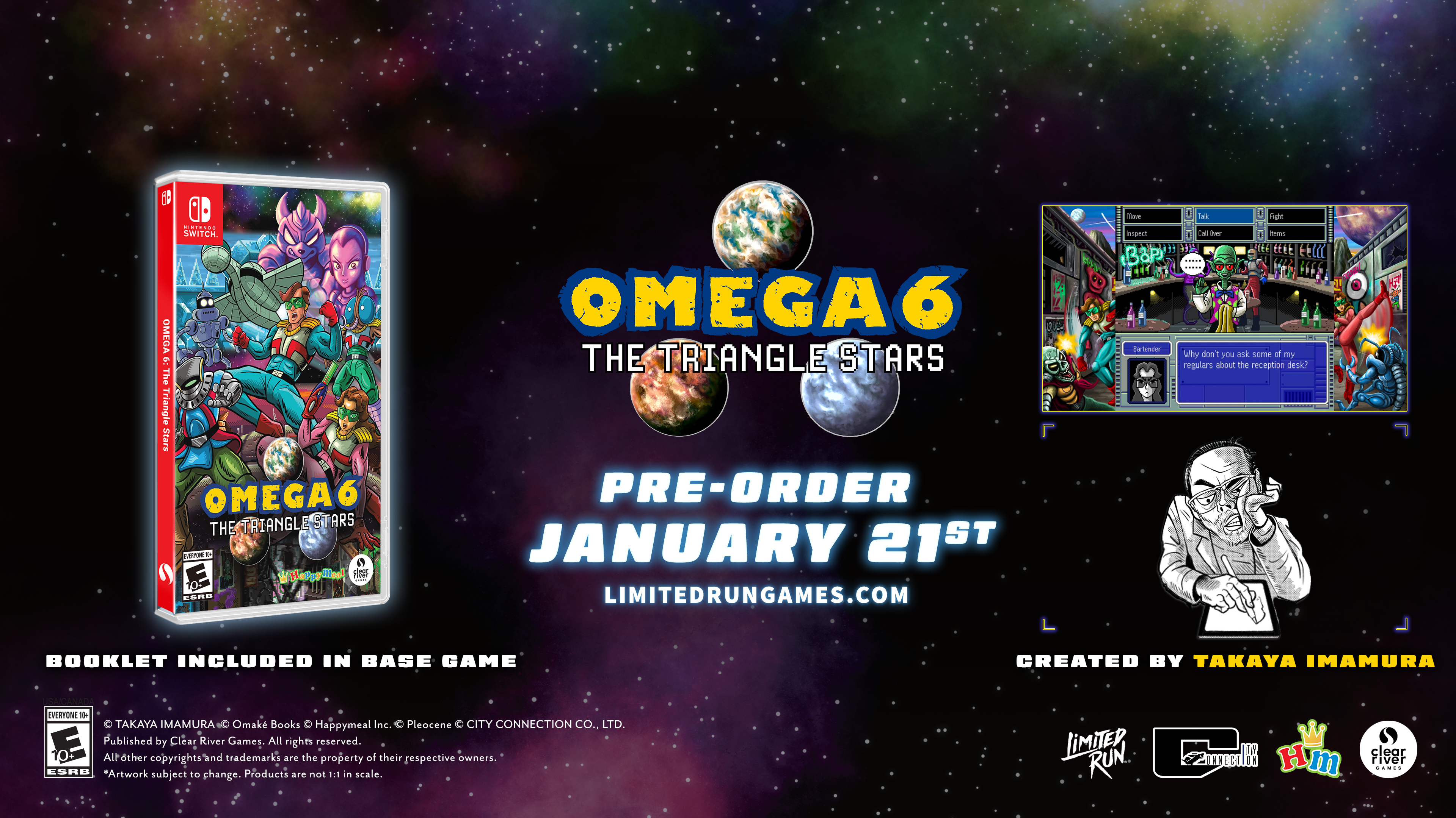 OMEGA 6: The Triangle Stars - Nintendo Switch Game | Sci-Fi Space Adventure for Single Player & Multiplayer | Perfect for Gaming Nights & Space Enthusiasts