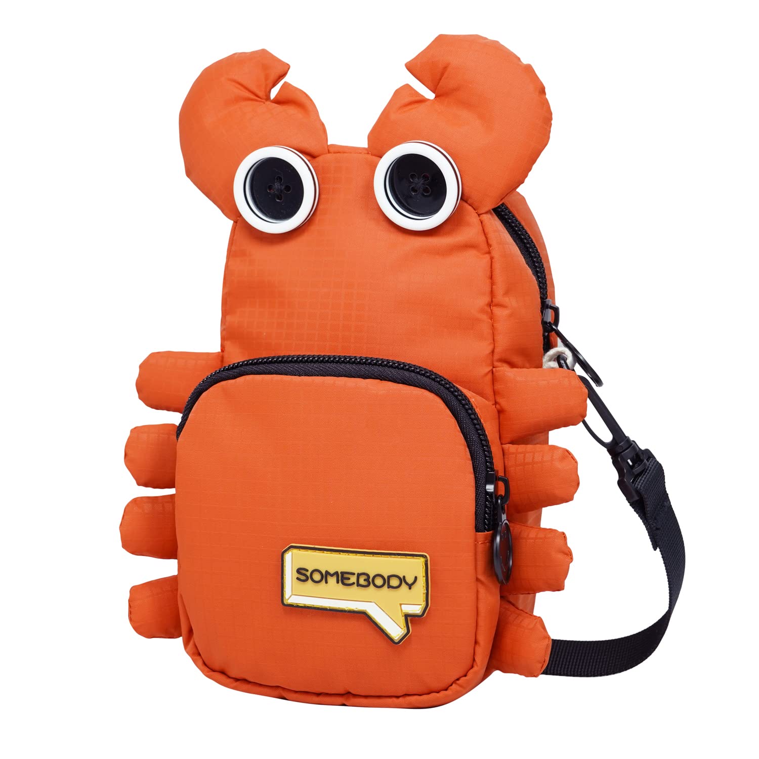 Cute Crab Crossbody Bag for Women & Girls - Kawaii Animal Purse for Daily Use