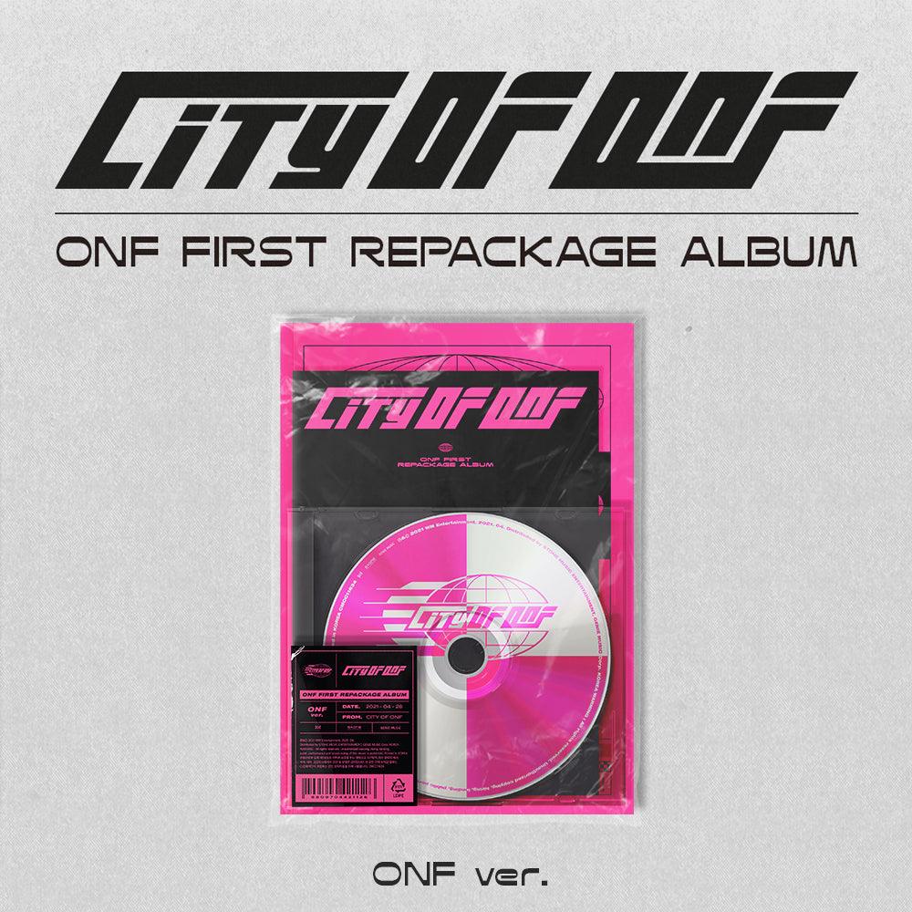 ONF 1ST REPACKAGE ALBUM 'CITY OF ONF' K-POP CD + Official Poster | Limited Edition Collectors Item for K-POP Fans & Music Enthusiasts | Perfect for Gift Giving, Fan Meetings and K-POP Collections