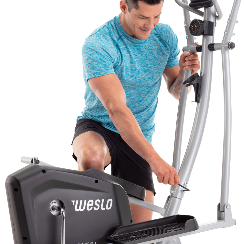 Weslo Momentum G 4.1 Rear Drive Elliptical Machine - Low Impact Cardio Trainer for Home Gym, Full Body Workout Equipment - Perfect for Small Spaces & Apartment Fitness