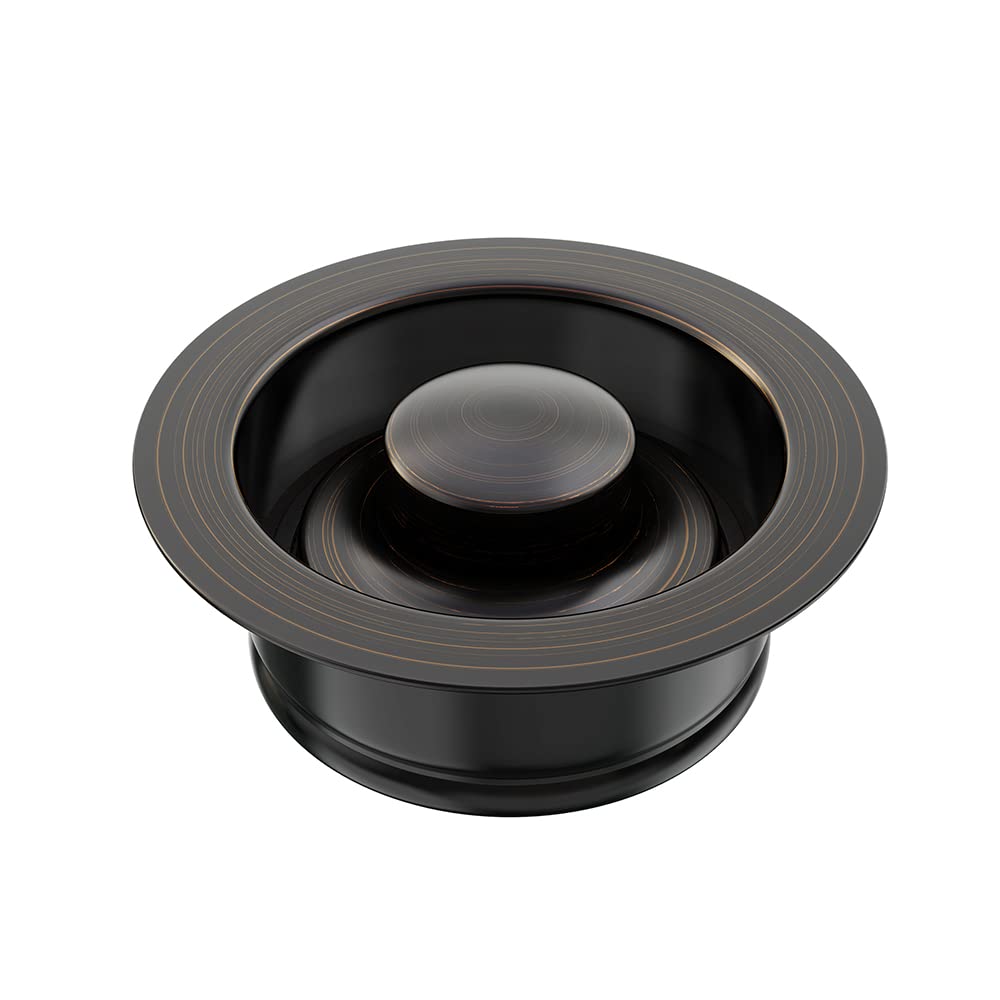 BOTEMY 3-1/2 Inch Universal Stainless Steel Sink Flange for Garbage Disposal & Stopper - Oil-Rubbed Bronze Kitchen Drain Replacement Accessory | Fits Standard Drain Openings | Perfect for Kitchen Sink Upgrades & Garbage Disposal Installations