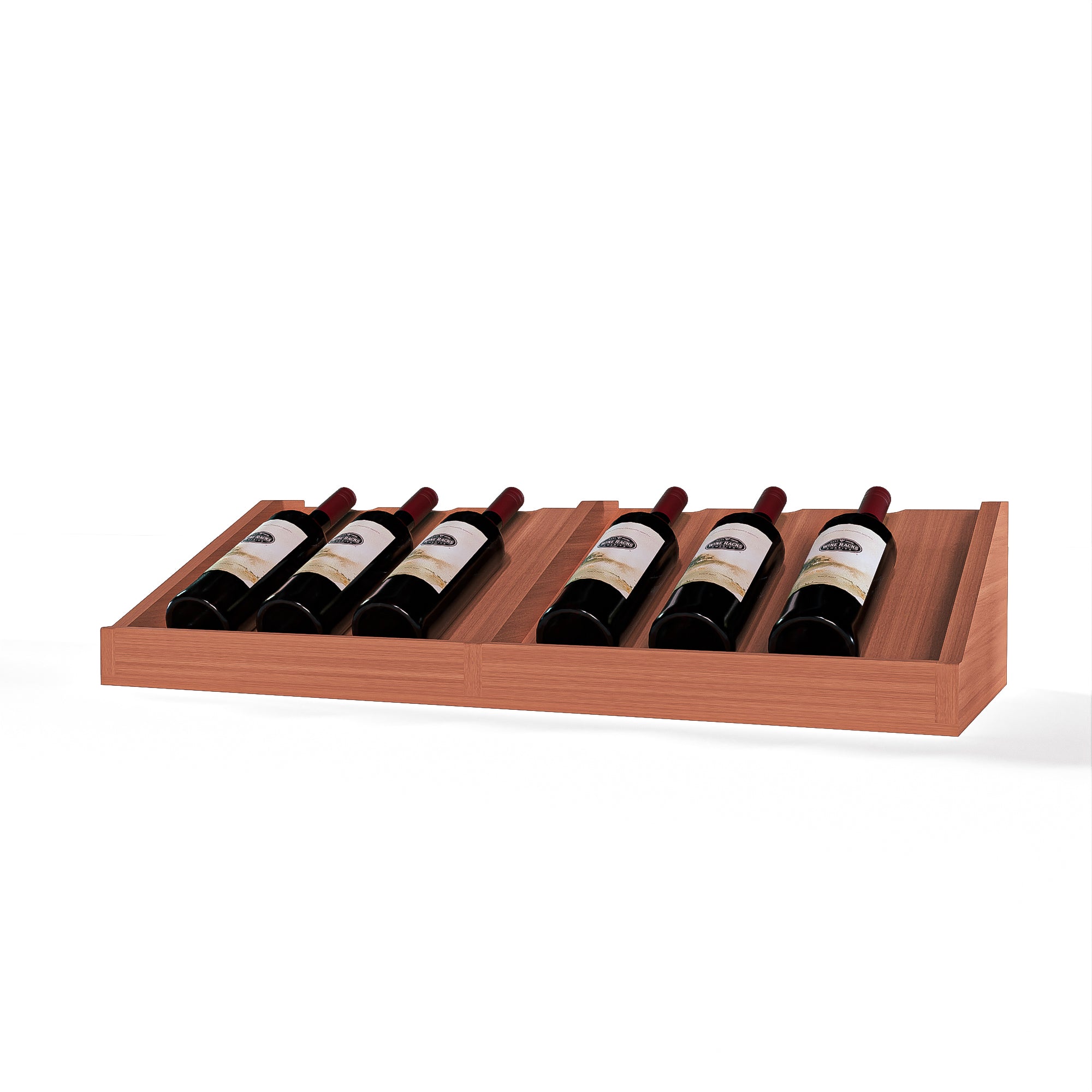 GrandCellar™ 7 Column Full Depth Wine Bottle Cradle Display Top - Premium Wine Rack for Cellar, Bar & Home Decor - Perfect for Wine Storage & Organization