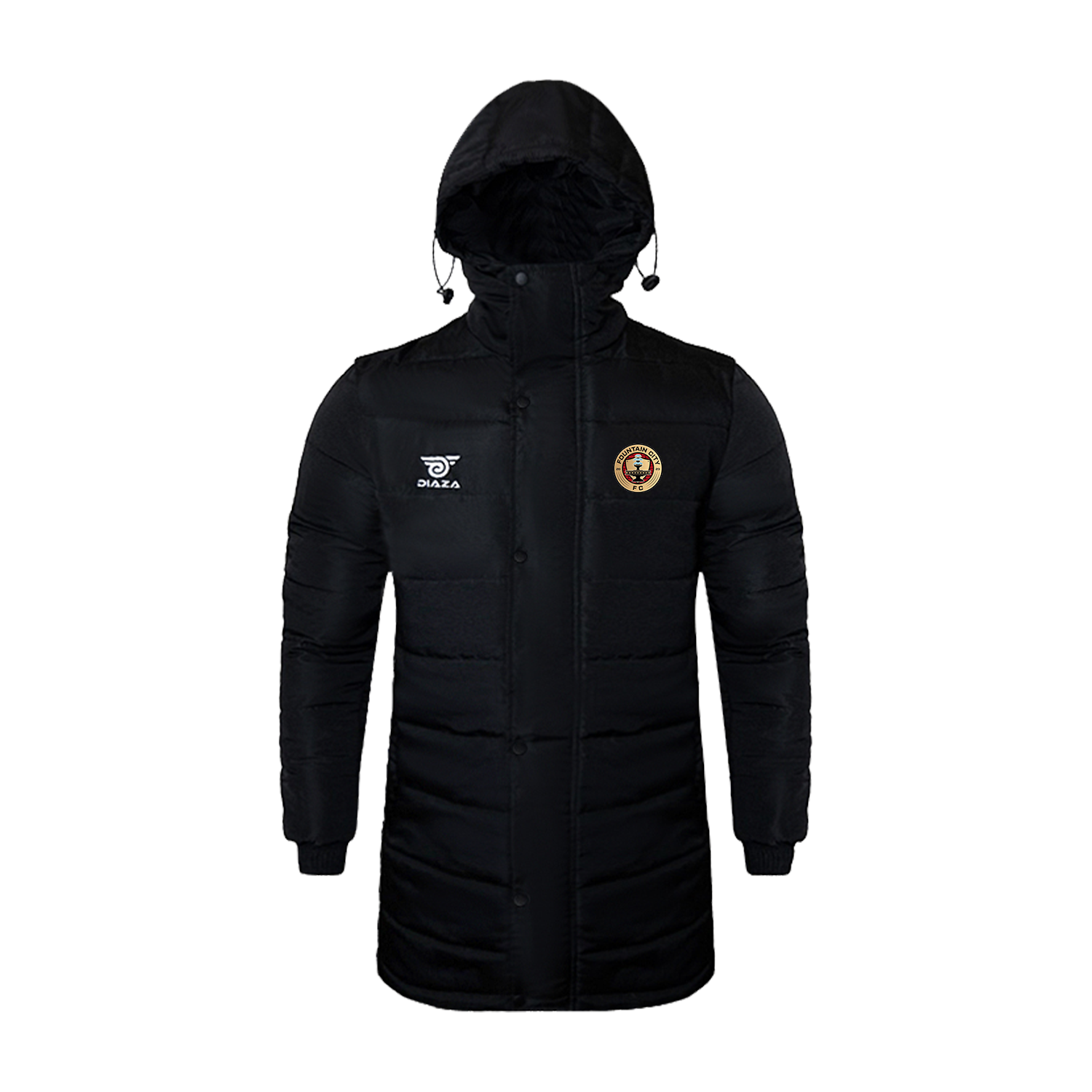 Premium Fountain City Polar Winter Jacket for Men & Women - Waterproof Insulated Parka with Hood for Extreme Cold Weather - Ideal for Skiing, Snowboarding & Outdoor Adventures