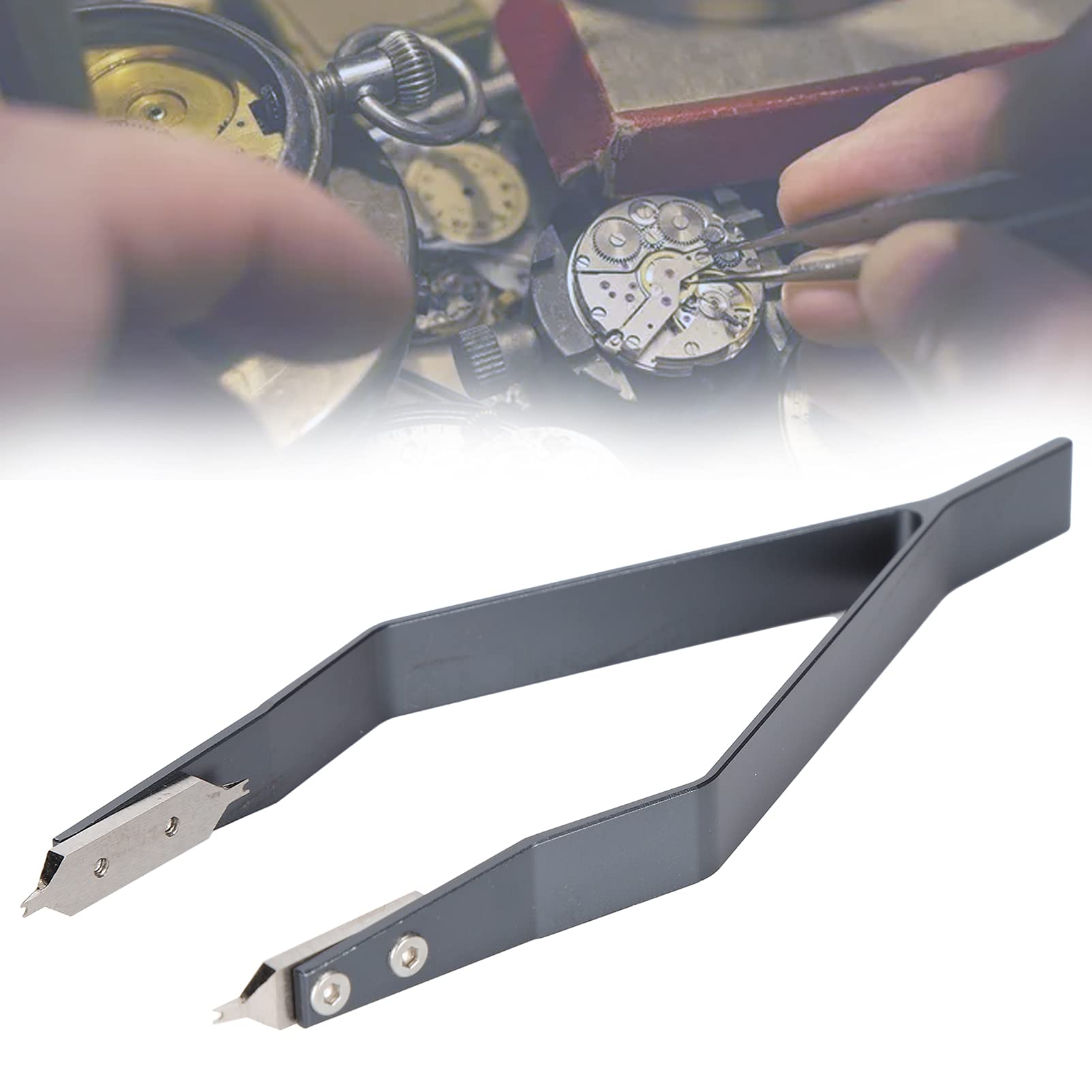 Professional Watch Spring Bar Tool - Stainless Steel Watch Band Remover Tweezers for Watch Repair & Strap Replacement - Perfect for Watchmakers, Jewelers & DIY Enthusiasts - Ideal for Watch Maintenance, Band Adjustments & Battery Changes