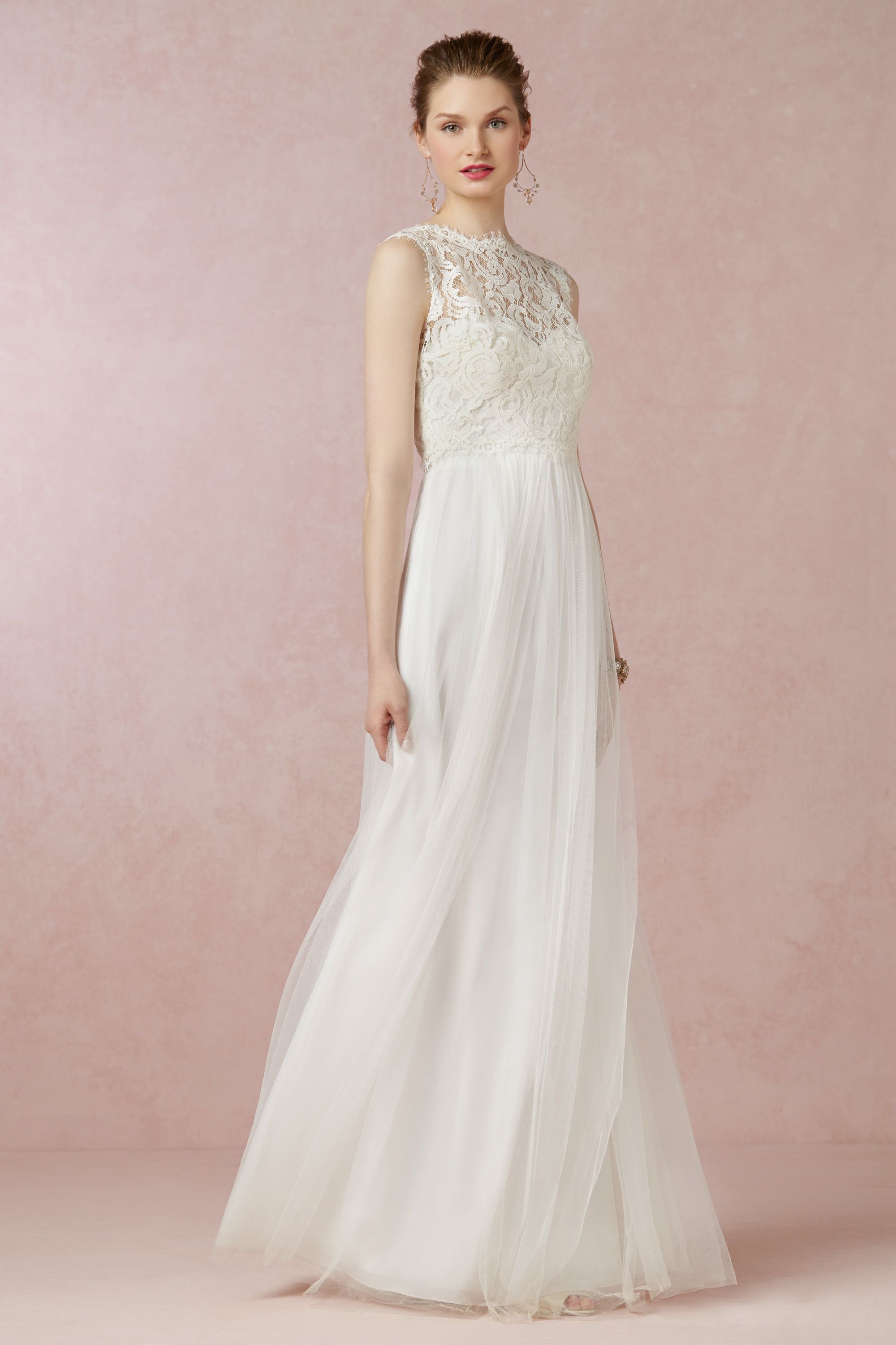 BHLDN Tadashi Shoji Savannah Bridal Topper - Elegant Lace Wedding Dress Cover-Up for Brides, Perfect for Beach & Outdoor Ceremonies