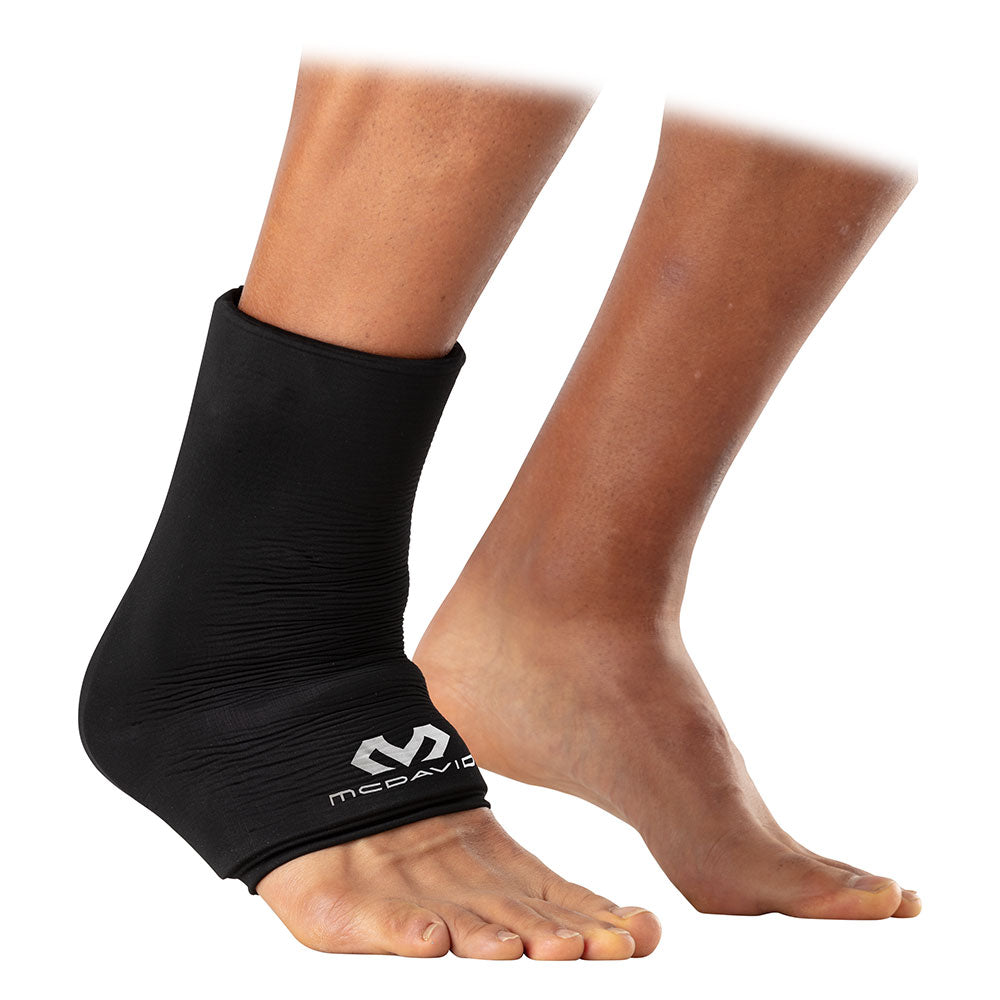 Flex Ice Therapy Ankle Compression Sleeve - Adjustable Cold Pack Support for Sprains, Swelling & Pain Relief - Ideal for Athletes, Runners & Post-Surgery Recovery