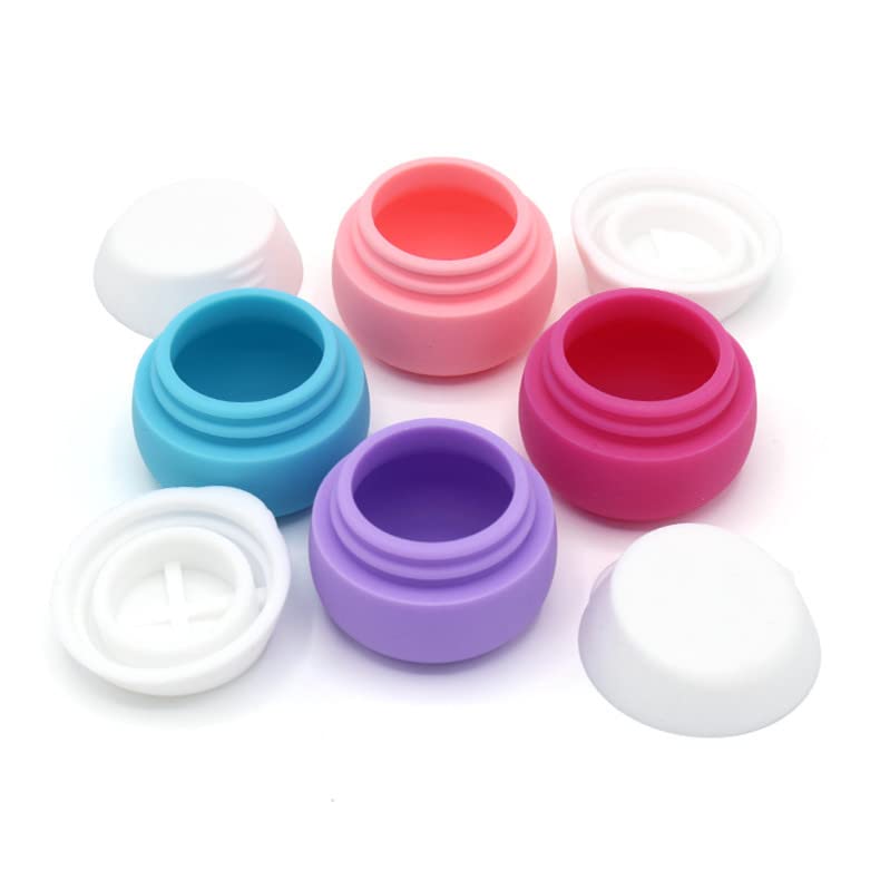 Travel Containers Set for Toiletries - Leak Proof Cosmetic Bottles for Makeup, Lotion & Hand Cream (Blue, Pink, Purple) - Perfect for Air Travel, Gym & Vacation Essentials