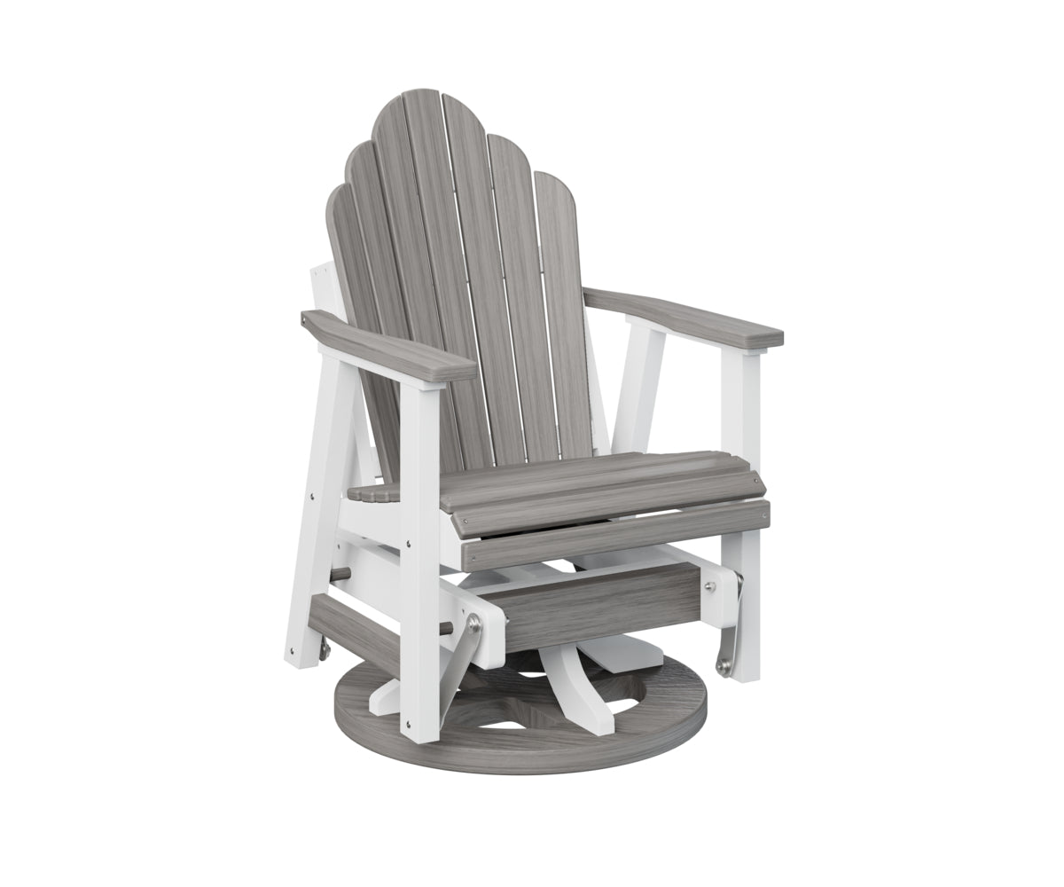 Berlin Gardens Cozi Back Swivel Glider - Outdoor Patio Rocking Chair with Cushion, Weather-Resistant for Garden, Deck, Porch & Poolside Relaxation