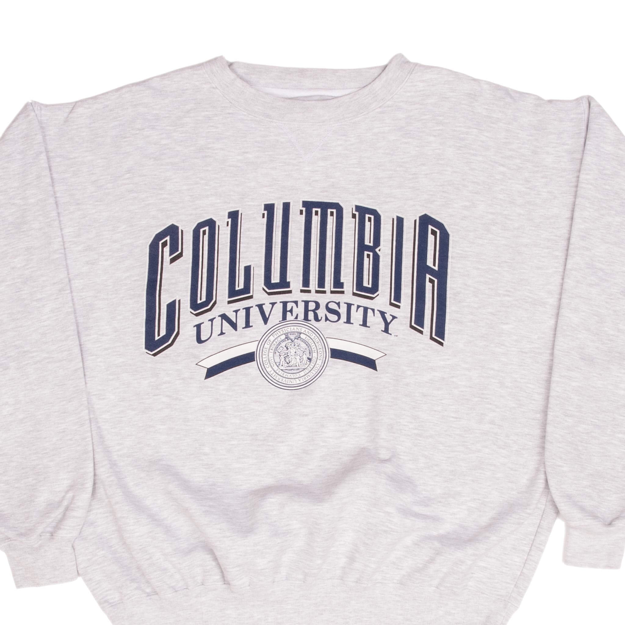 Vintage Columbia University New York Sweatshirt - Large Size | Comfortable & Stylish College Apparel for Alumni, Students & Fans - Perfect for Campus Wear, Gameday & Casual Outfits