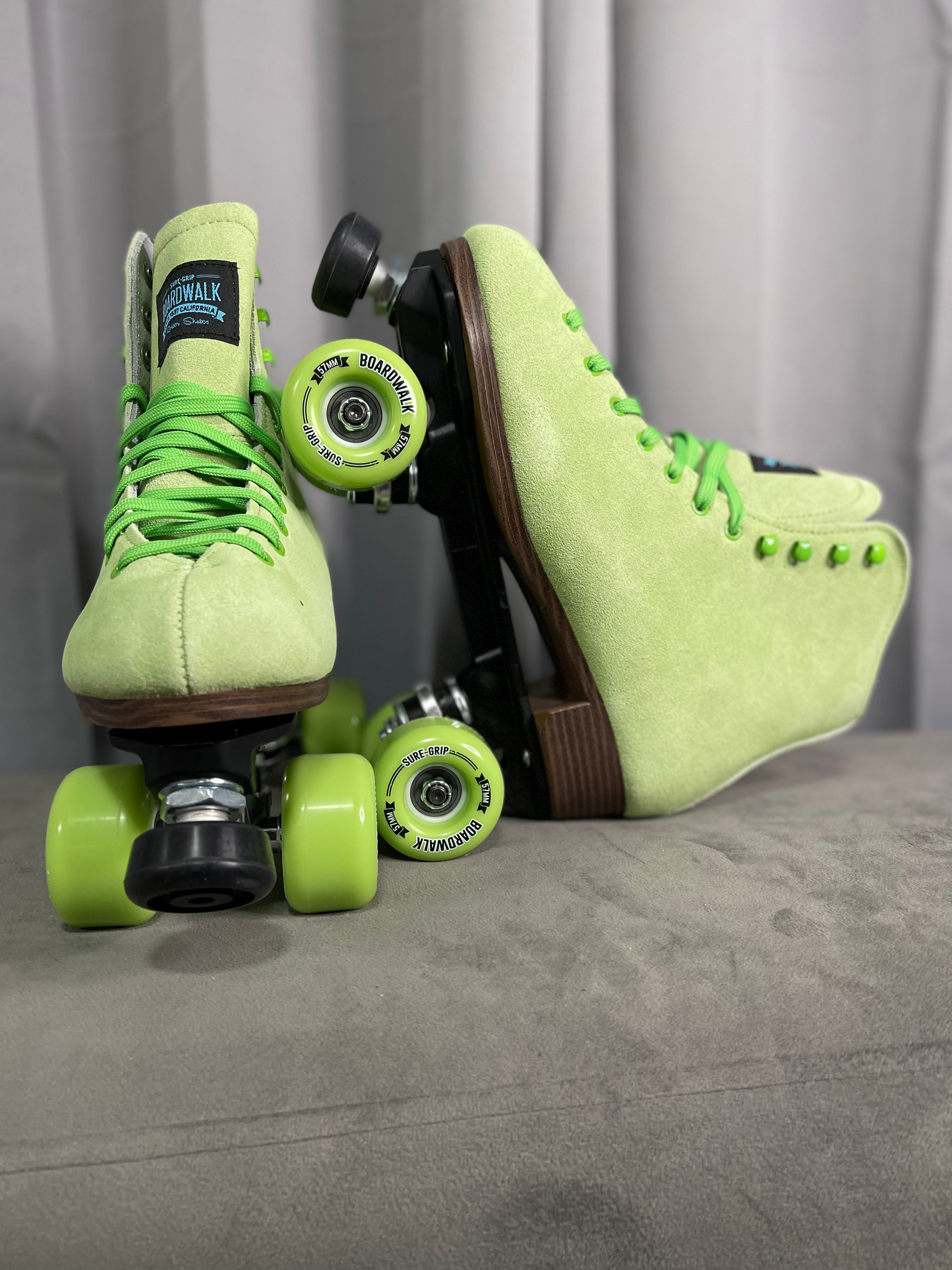 Sure Grip Boardwalk Roller Skates for Women & Men - Outdoor & Indoor Quad Skates with Lightweight Aluminum Plate - Perfect for Rinks, Parks, and Roller Derby