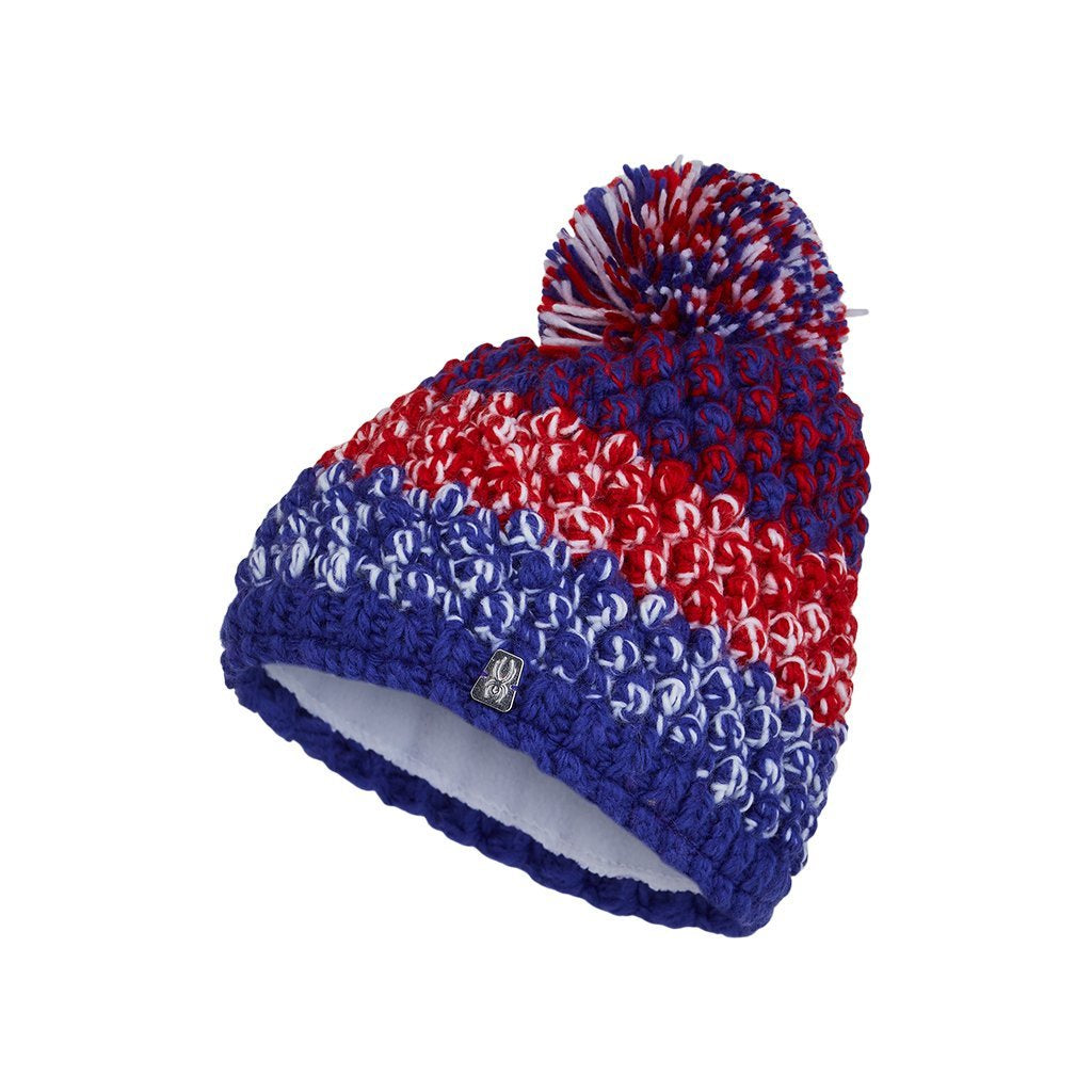 Spyder 2023 Junior Girls Brrr Berry Winter Hat - Warm Fleece Lined Beanie for Cold Weather, Skiing & Outdoor Activities