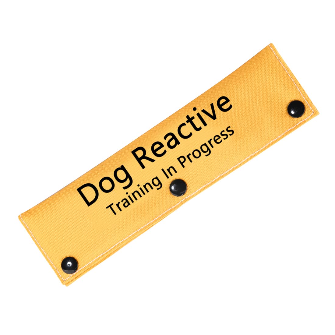 PWHAOO Dog Leash Sleeve - Reactive Dog Training in Progress Lead Cover with Warning Sign - Service Dog Leash Wrap for Aggressive or Nervous Dogs - Perfect for Walks, Parks & Public Spaces