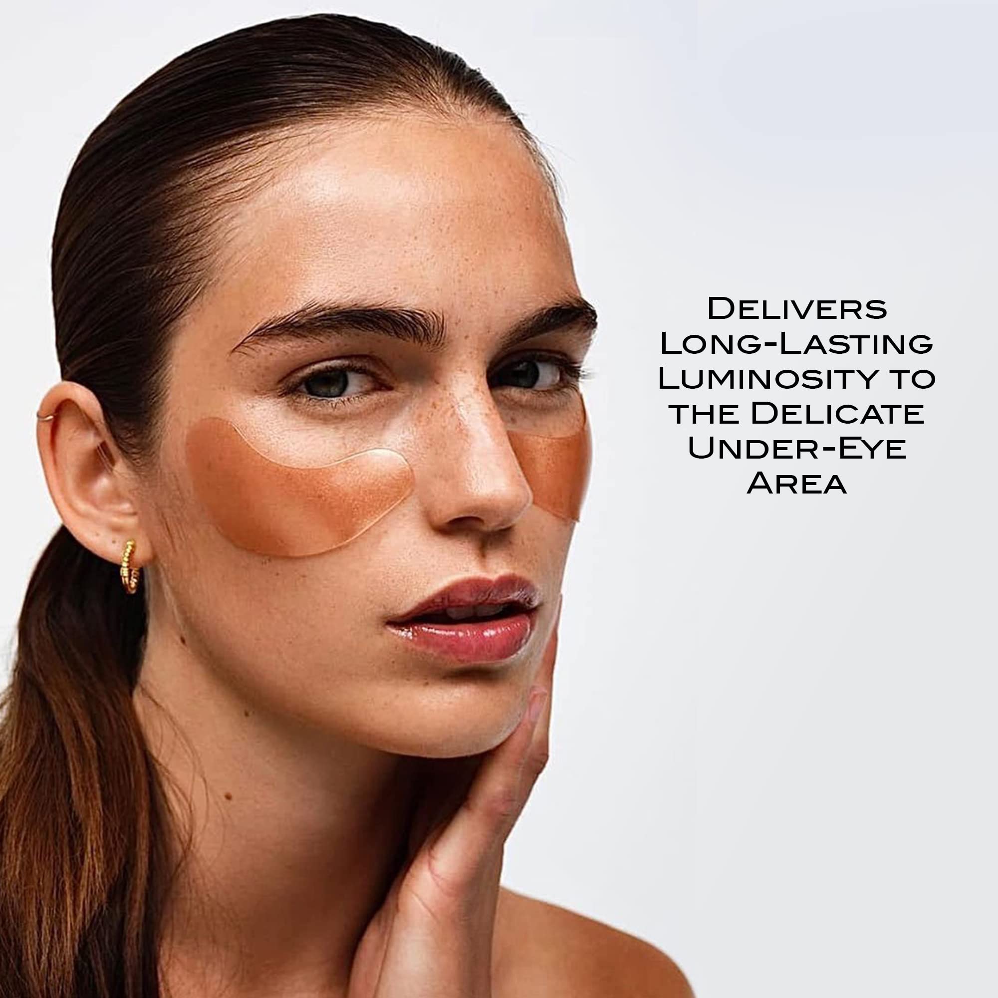 111SKIN Rose Gold Illuminating Eye Mask - Brightening & Hydrating Under Eye Patches with Rose Extract, Colloidal Gold & Vitamin C for Dark Circles, Dull & Dry Skin - 8 Pairs - Perfect for Overnight Skincare & Morning Refreshment