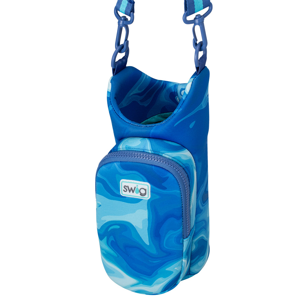 Blue Lagoon Insulated Water Bottle Sling - Leakproof & Lightweight for Hiking, Gym & Outdoor Activities | BPA-Free Sports Water Bottle Holder with Adjustable Strap