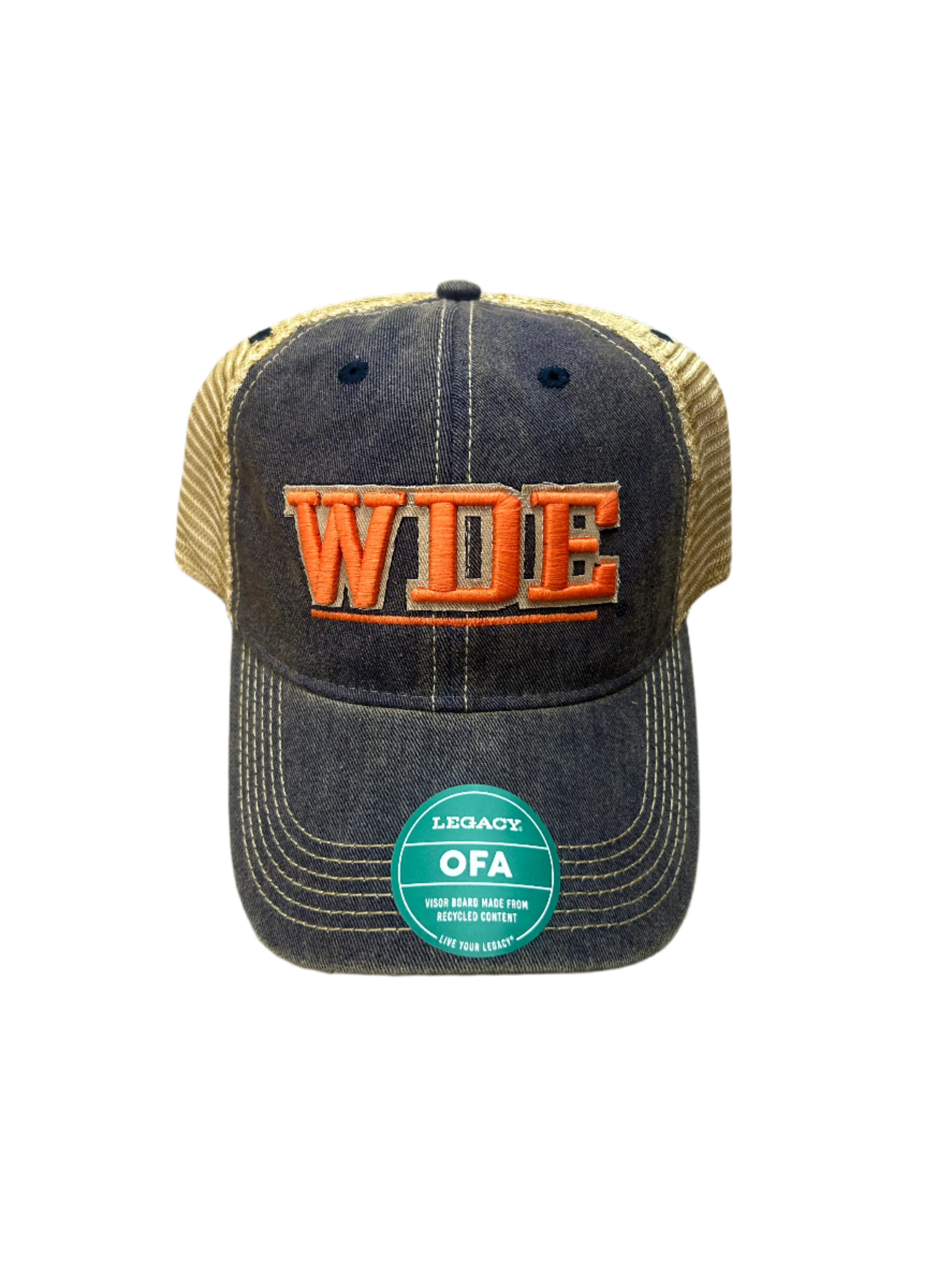 OFA WDE Legacy Baseball Cap - Adjustable Dad Hat for Men & Women - Perfect for Outdoor Sports, Casual Wear & Fan Gear