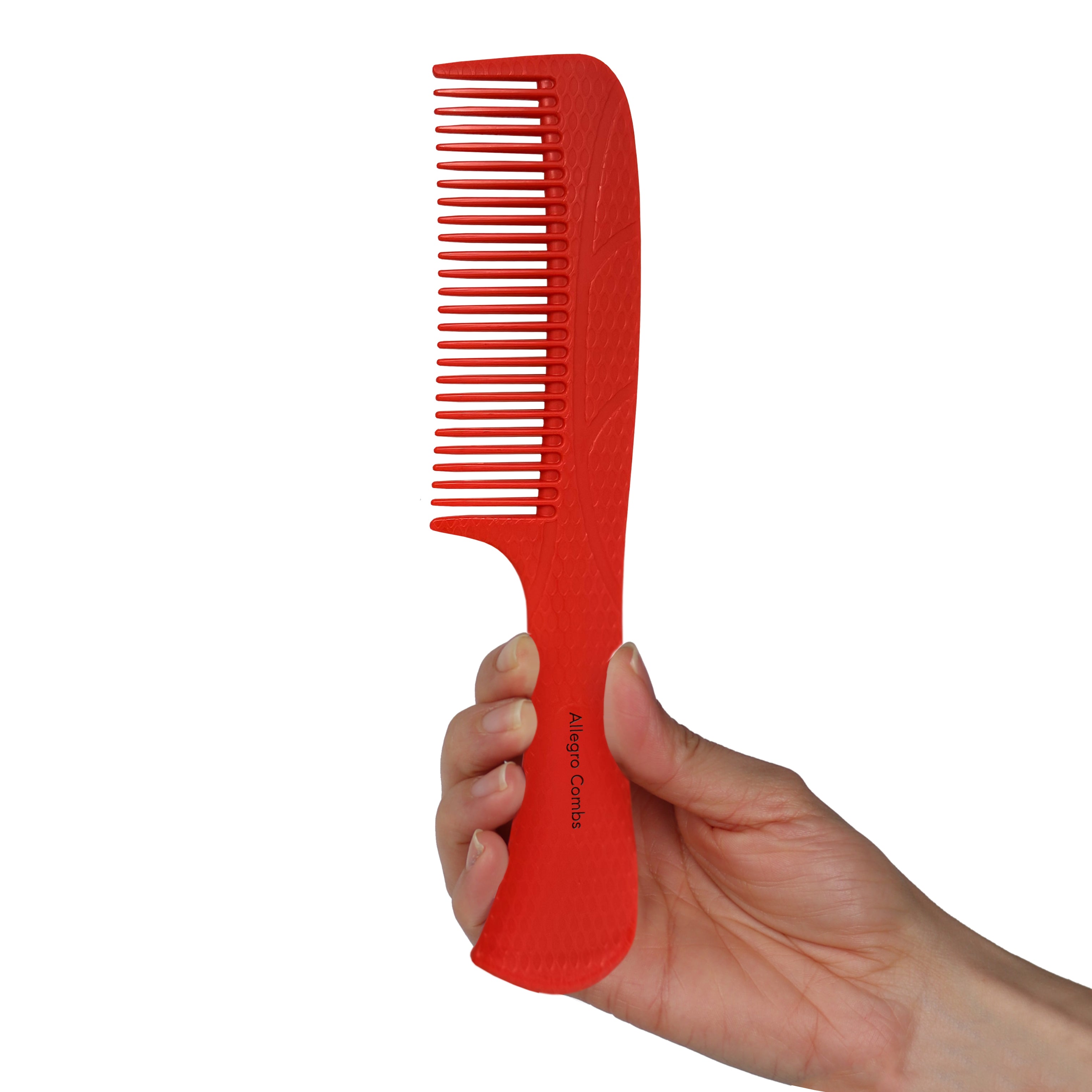 Allegro Comb 1004 Wide Tooth Detangling Hair Comb for Women - Gentle Styling Tool for Curly, Thick & Wet Hair - Perfect for Salon, Travel & Home Use