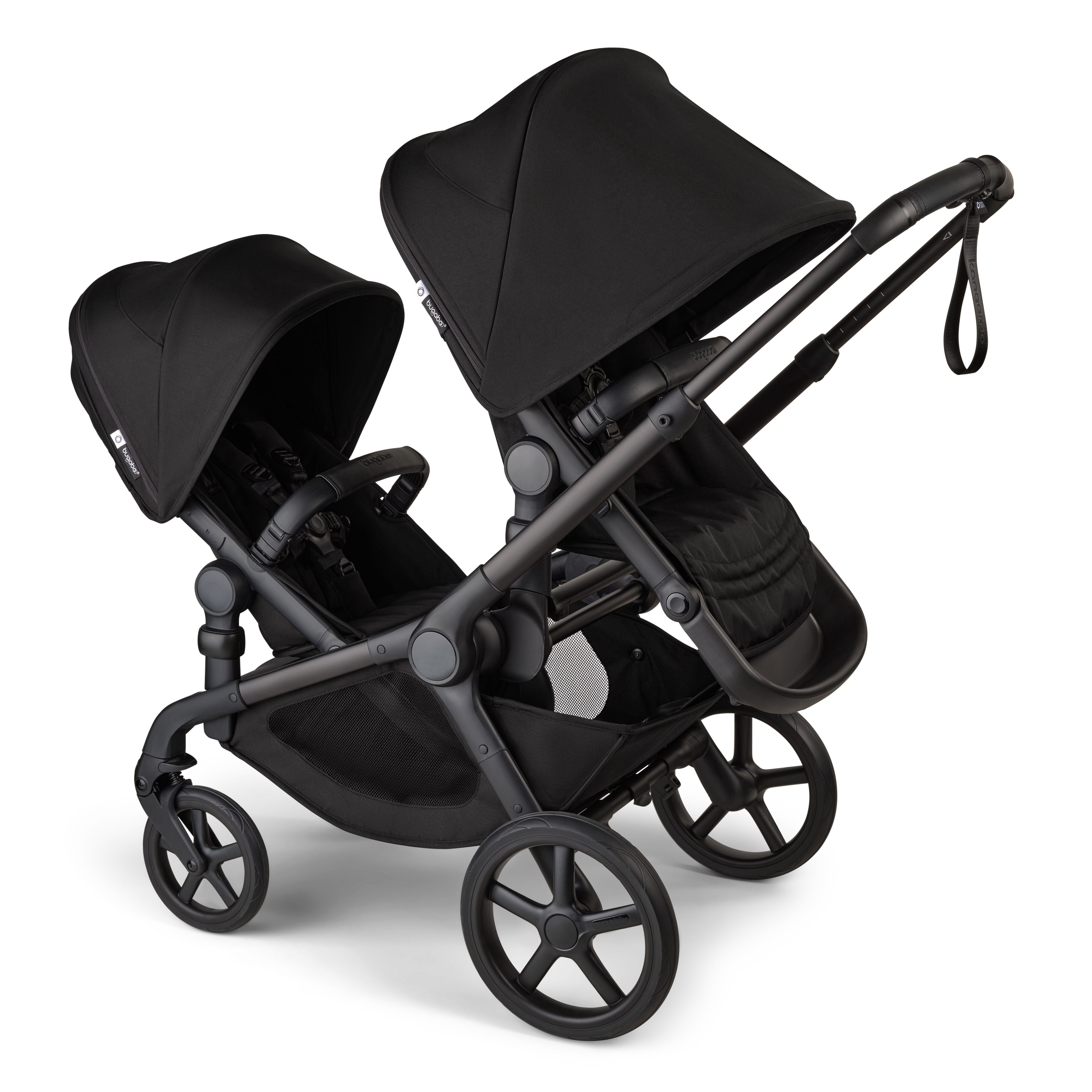 Bugaboo Kangaroo Complete Single to Double Stroller - Convertible Baby Stroller for Twins or Siblings | Lightweight & Compact Open Box Stroller for Urban Travel, Shopping, and Family Outings
