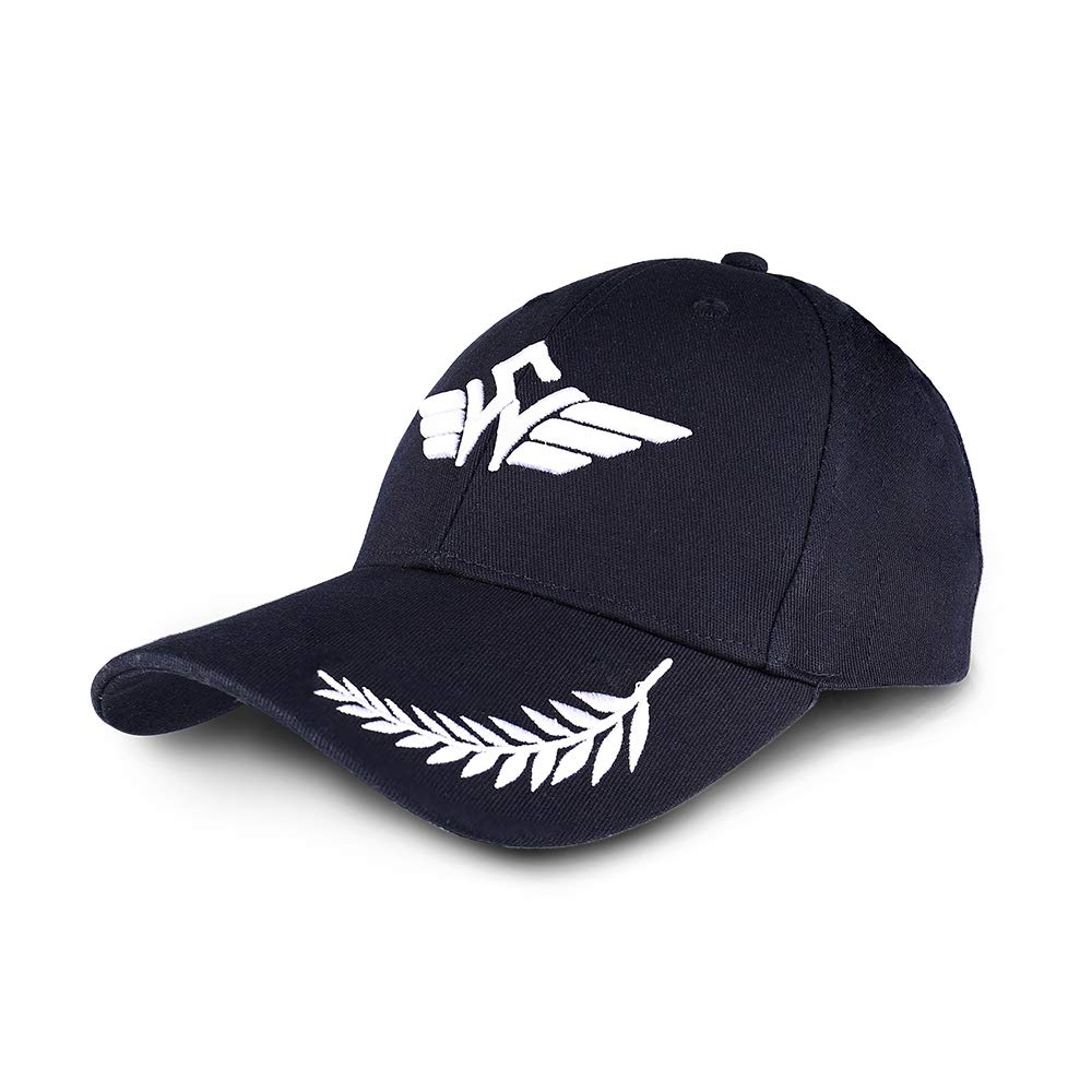 Premium Adjustable Navy Blue Baseball Cap for Pilots & Aviators - Perfect for Flying, Outdoor Activities & Casual Wear