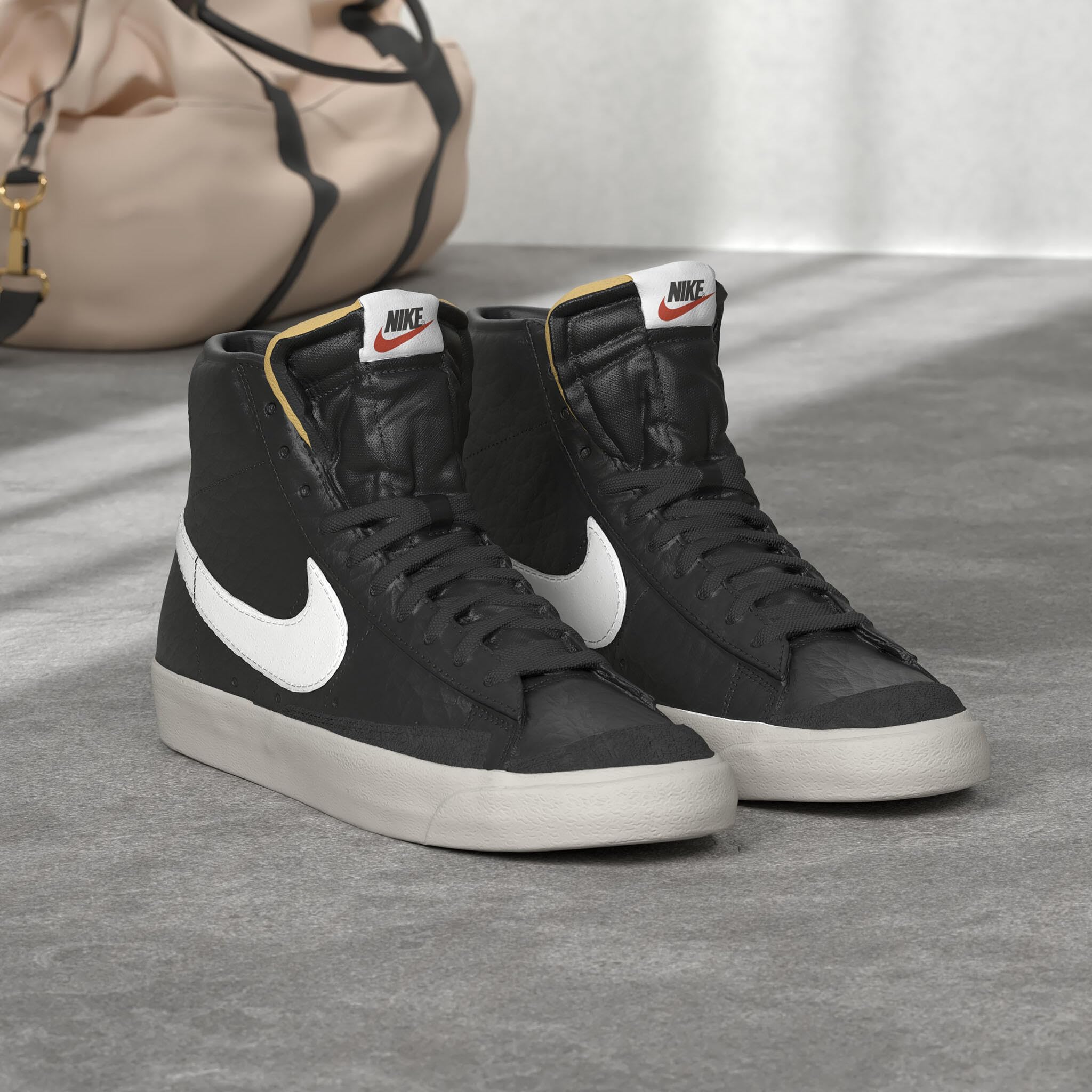 Nike Men's Blazer Mid '77 Vintage Sneakers - Classic Retro Basketball Shoes for Men - Casual Streetwear & Athletic Style