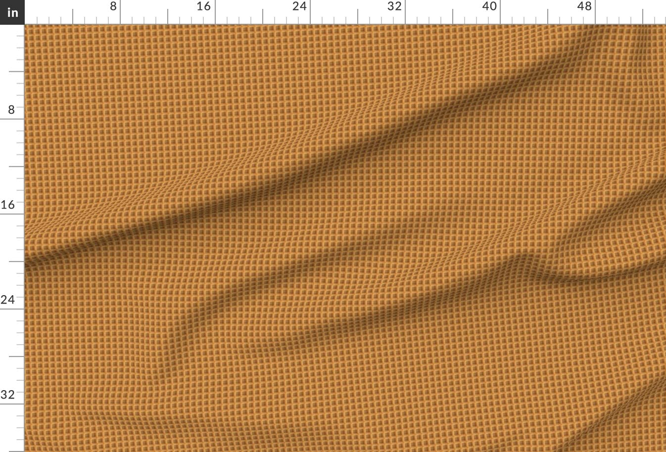 Waffle Pattern Breakfast Kitchen Food Novelty Printed Upholstery Velvet Fabric by The Yard - Premium Home Decor & Apparel Material for DIY Projects, Curtains, and Cushion Covers